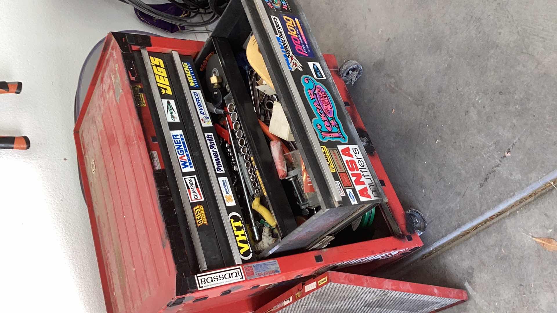 Photo 1 of METAL TOOL CHEST. TOOLS NOT INCLUDED