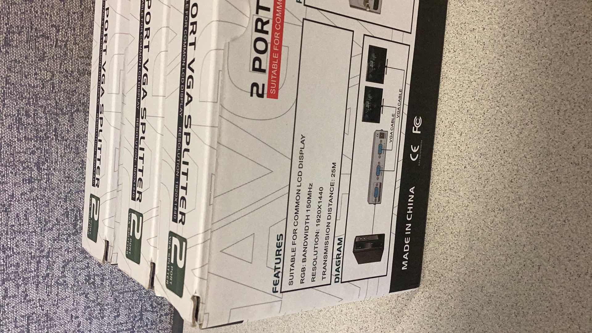 Photo 1 of THREE 2 PORT VGA SPLITTER