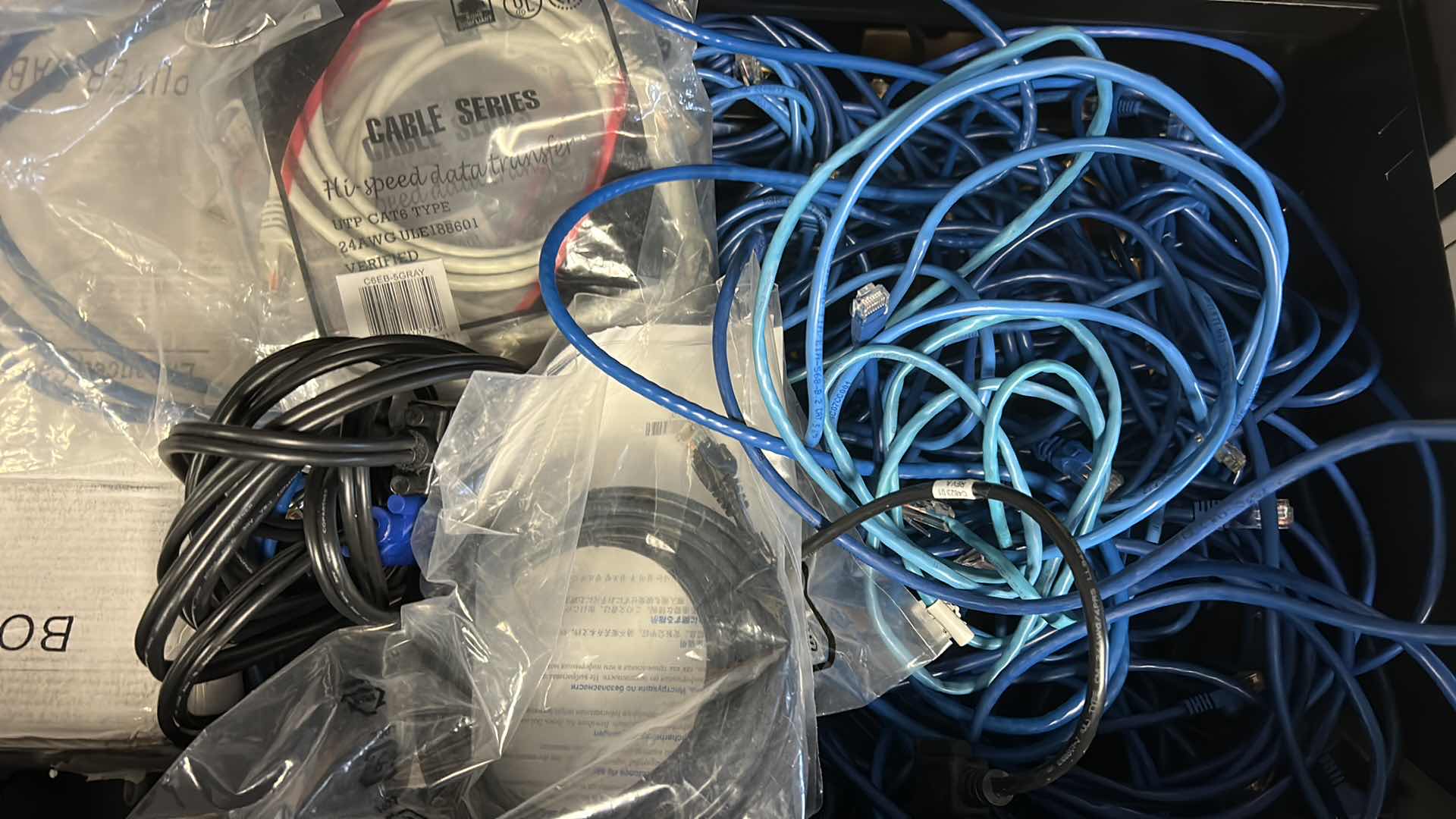 Photo 1 of CONTENTS OF CABINET DRAWER