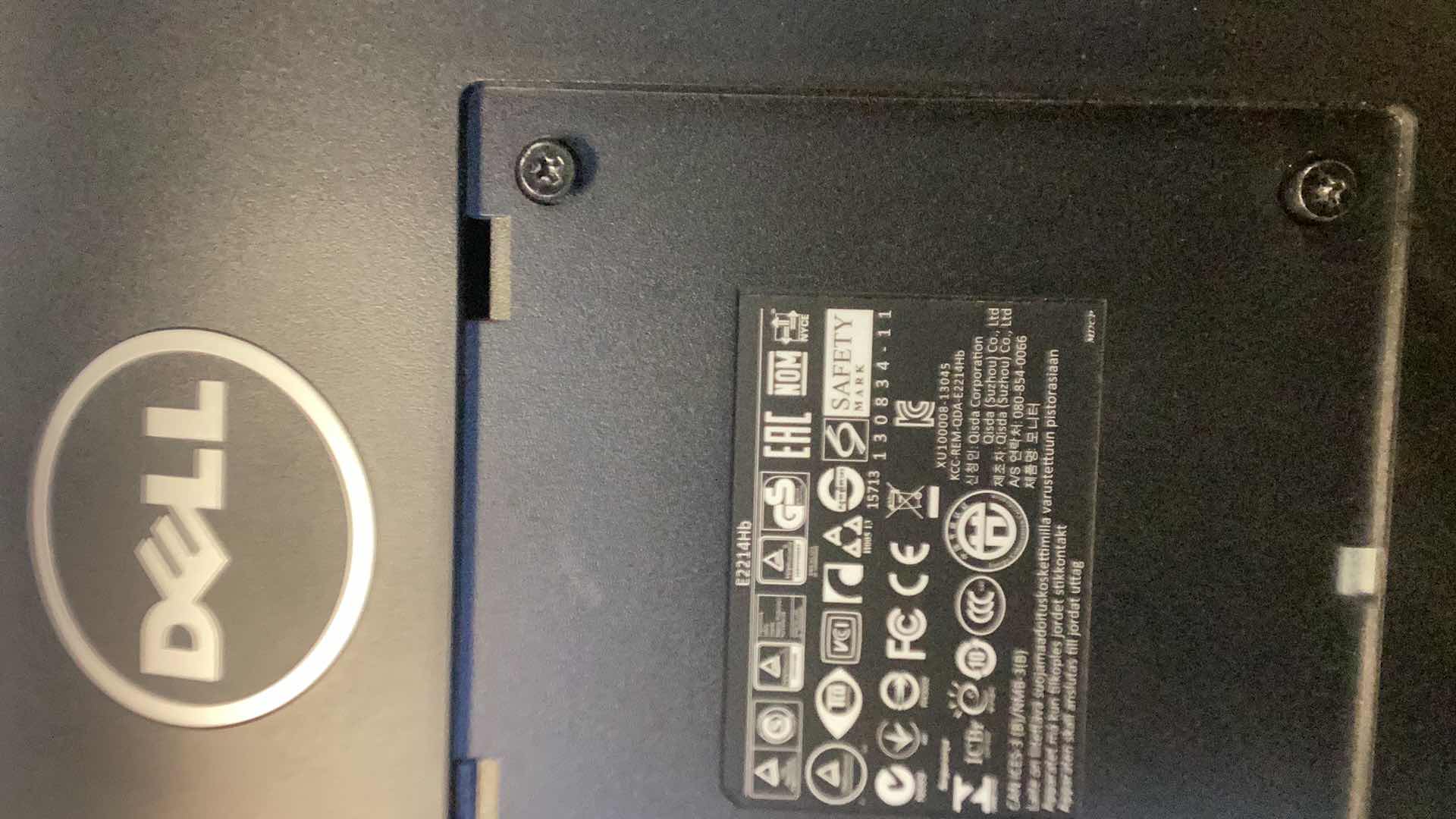 Photo 1 of DELL COMPUTER MONITOR NO STAND E2214HB