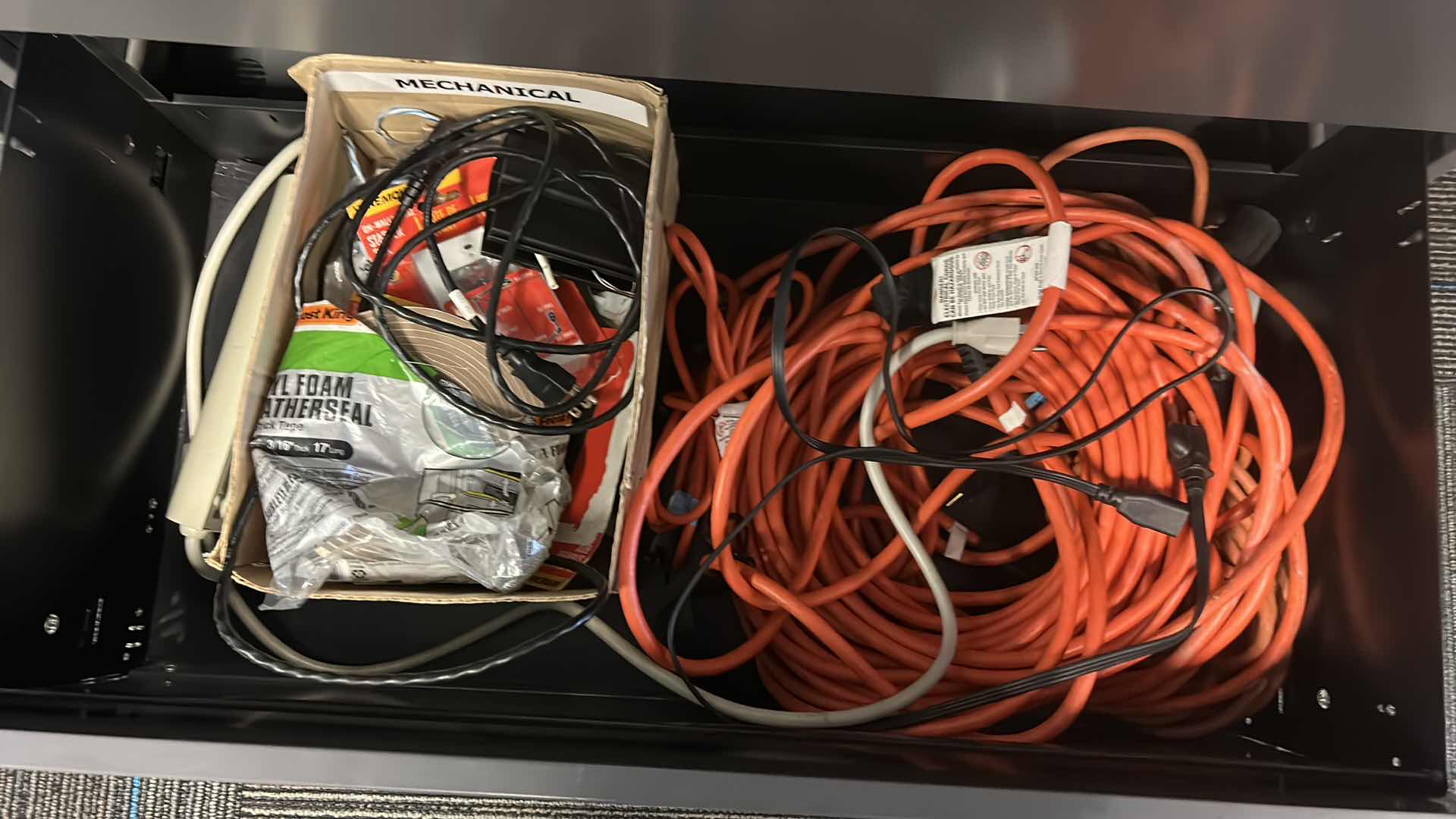 Photo 1 of CONTENTS OF CABINET DRAWER