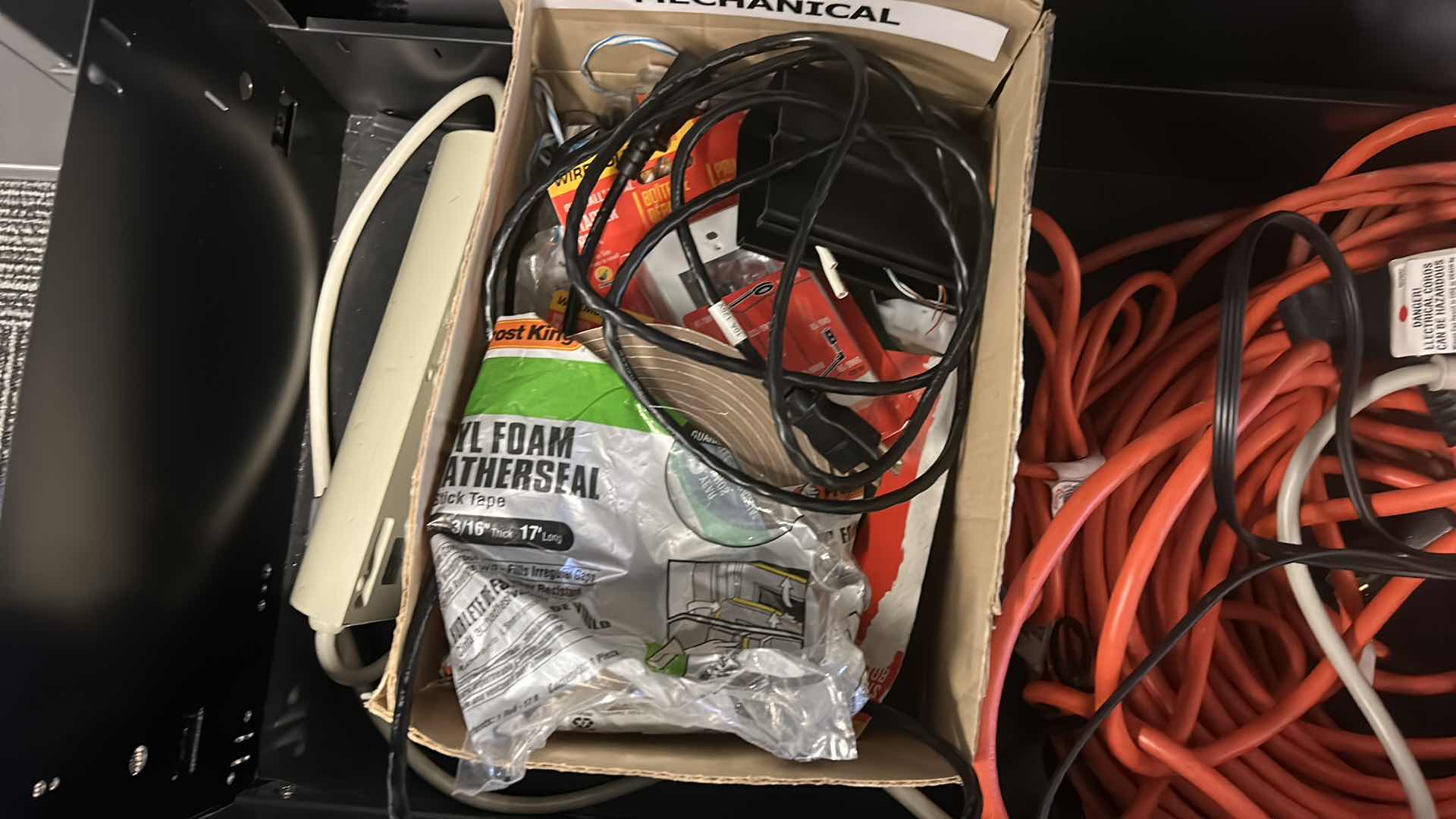 Photo 1 of CONTENTS OF CABINET DRAWER