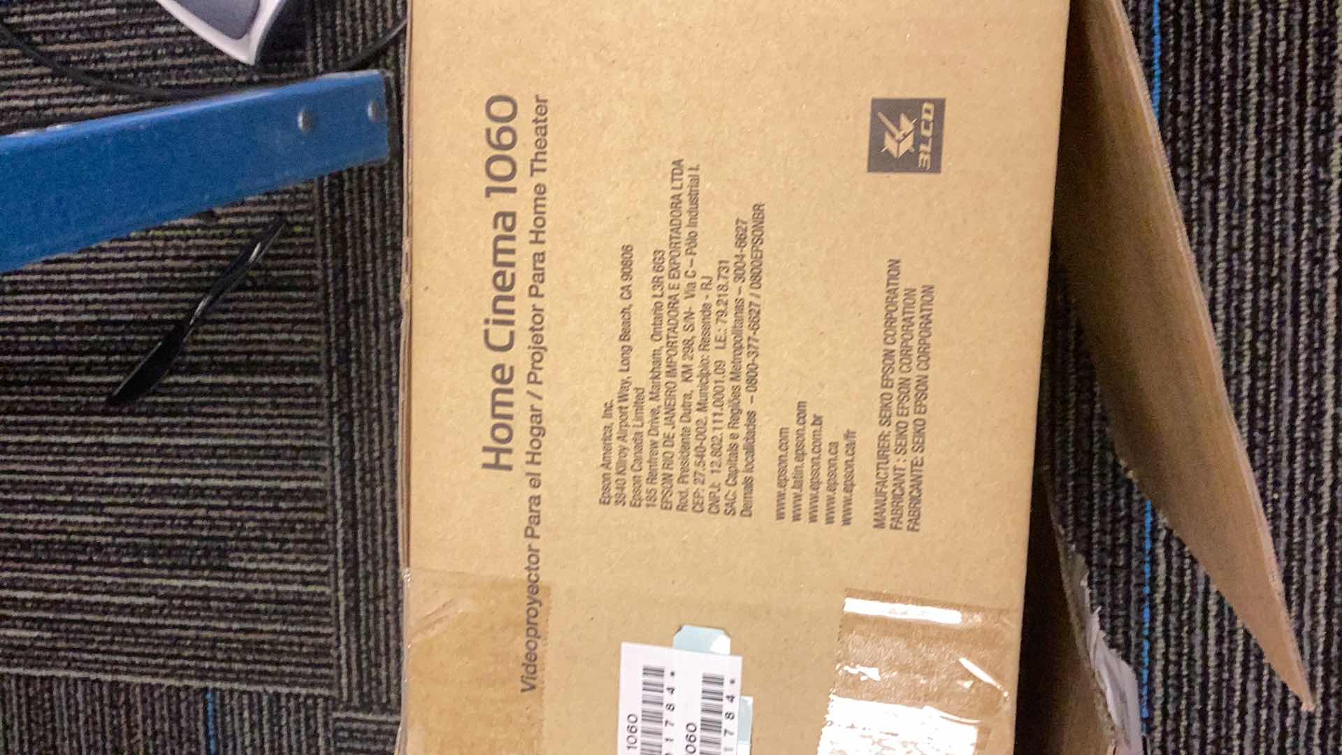 Photo 1 of EPSON HOME CINEMA 1060 THEATER PROJECTOR SECURITY HEX BITS ARE NEEDED TO REMOVE AND A TALL LADDER