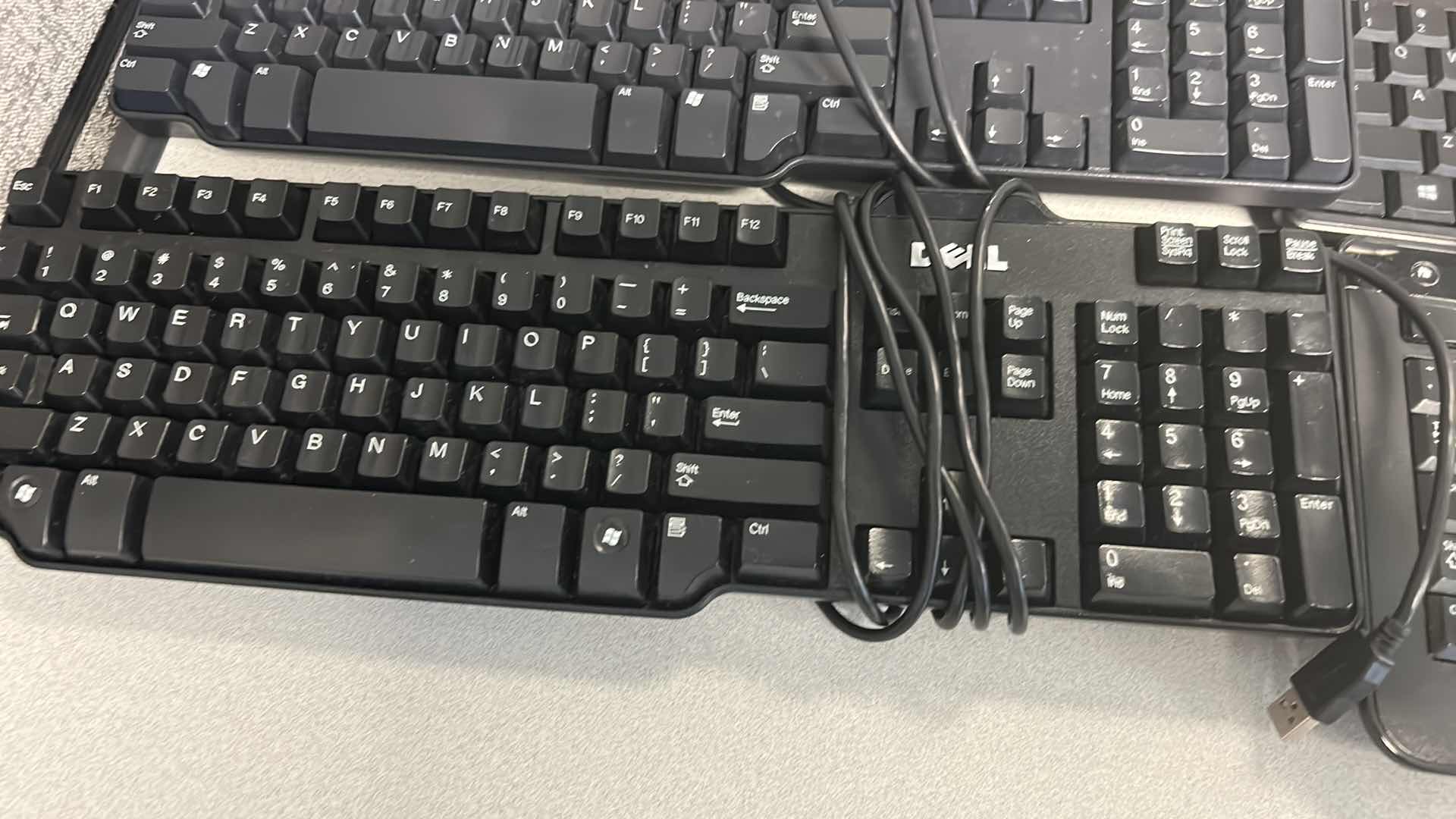 Photo 1 of 6 KEYBOARDS 5 DELL 1 LOGITECH