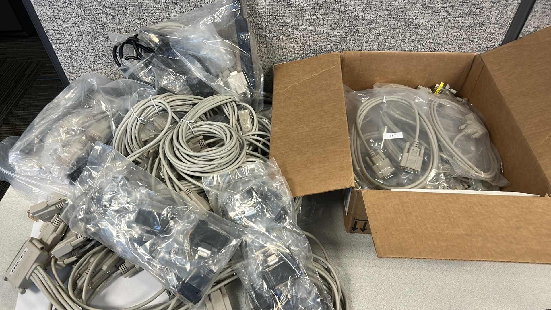 Photo 1 of LARGE LOT OF CABLES