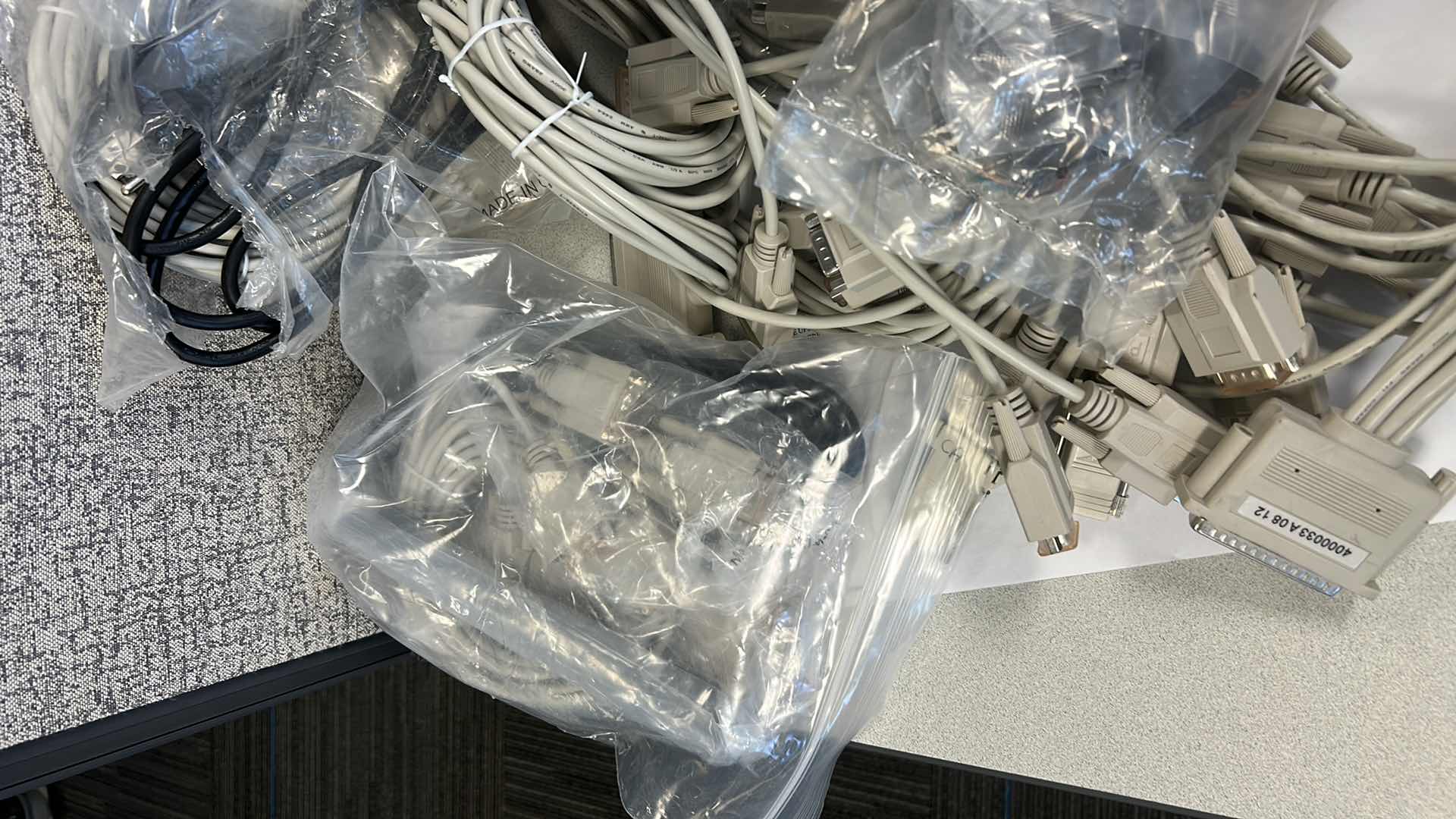 Photo 1 of LARGE LOT OF CABLES