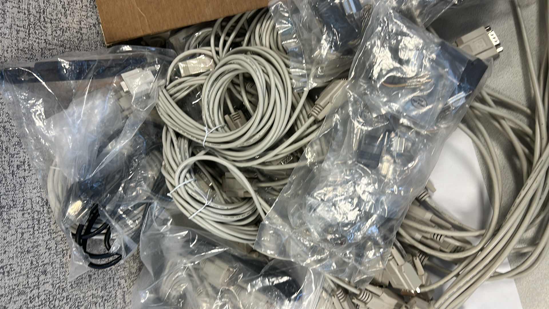 Photo 1 of LARGE LOT OF CABLES