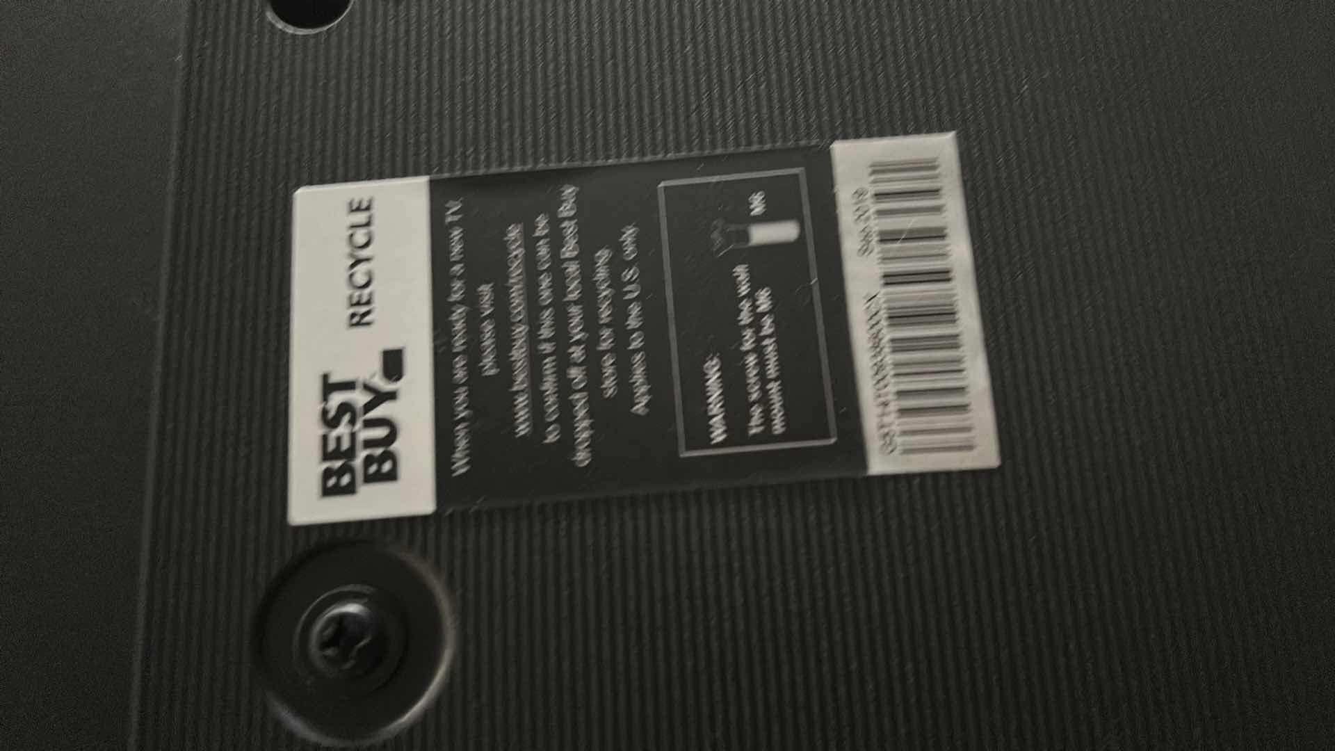 Photo 1 of TOSHIBA 65” TV (SOUNDBAR NOT INCLUDED)