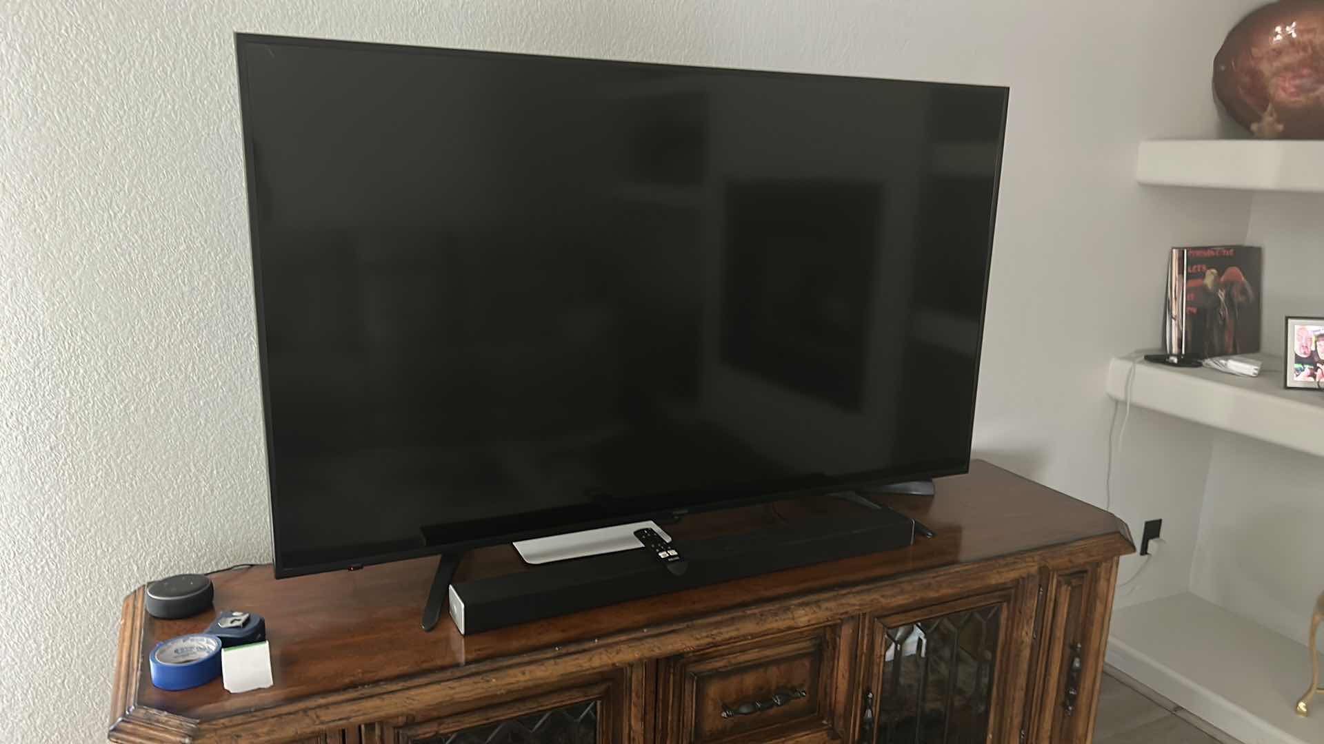 Photo 1 of TOSHIBA 65” TV (SOUNDBAR NOT INCLUDED)