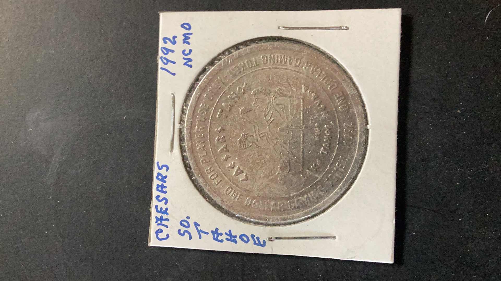 Photo 1 of CAESARS SOUTH TAHOE 1992 CASINO COIN