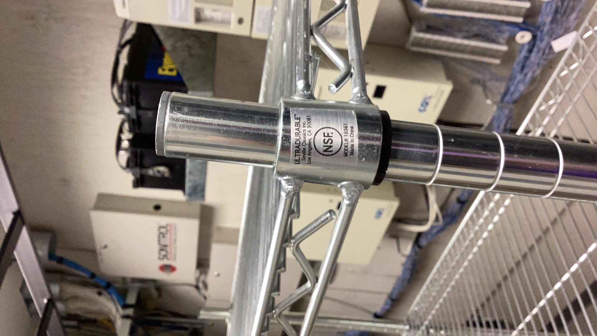 Photo 1 of A DOUBLE WIDE METAL RACK