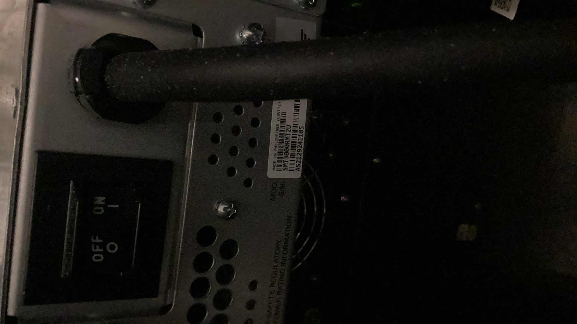 Photo 1 of APC UPS MODEL SWT3000RMT2U ONLY (BUYER TO DISASSEMBLE & REMOVE FROM 2ND STORY OFFICE BUILDING W ELEVATOR)