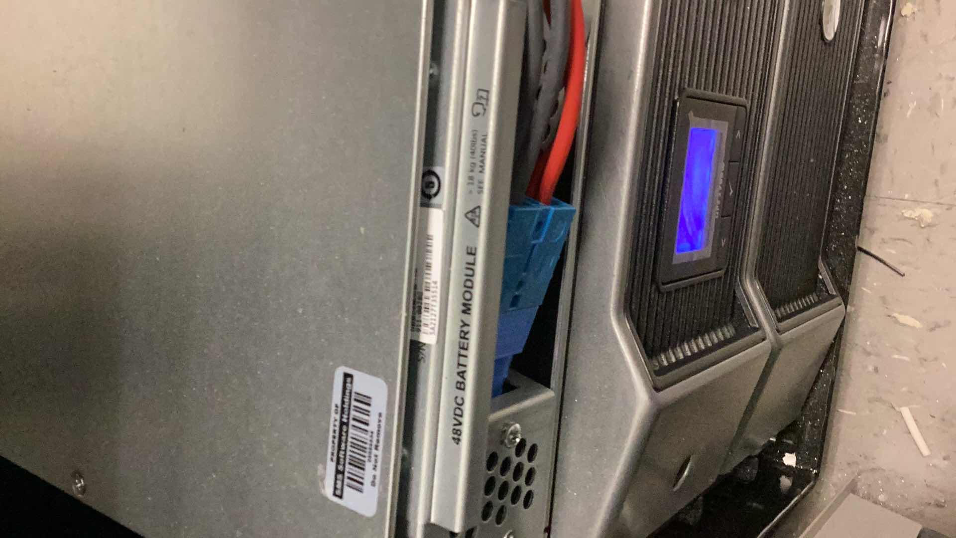 Photo 1 of APC UPS MODEL SWT3000RMT2U ONLY (BUYER TO DISASSEMBLE & REMOVE FROM 2ND STORY OFFICE BUILDING W ELEVATOR)