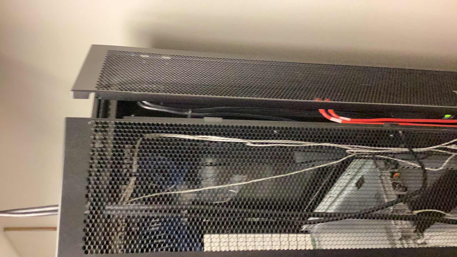 Photo 1 of DELL SERVER RACK 24” X 36” H 79” COMPONENTS NOT INCLUDED  (BUYER TO DISASSEMBLE & REMOVE FROM 2ND STORY OFFICE BUILDING W ELEVATOR)