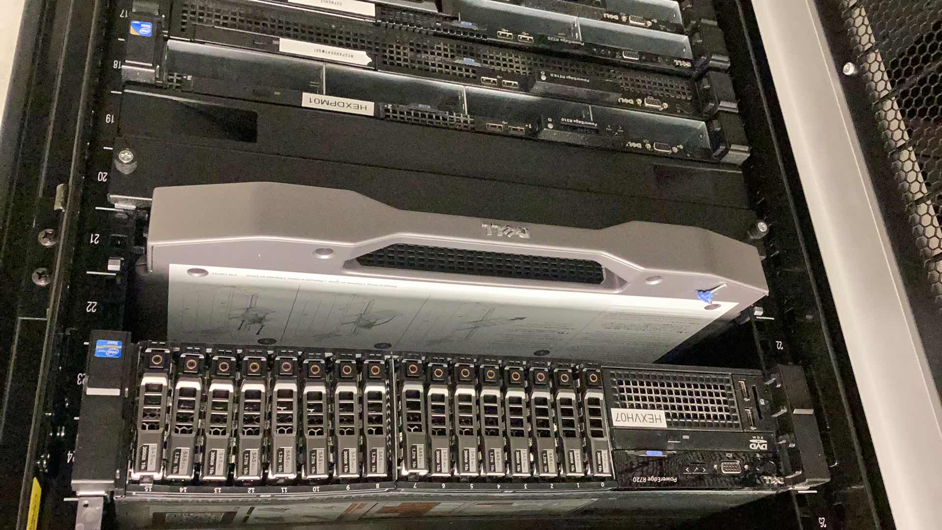 Photo 1 of DELL POWEREDGE R720 HARD DRIVES NOT INCLUDED  (BUYER TO DISASSEMBLE & REMOVE FROM 2ND STORY OFFICE BUILDING W ELEVATOR)