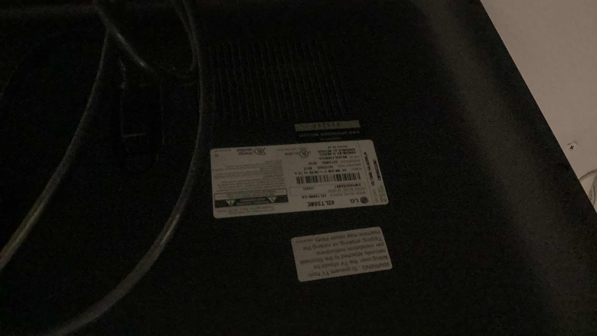 Photo 1 of LG 42” TELEVISION MODEL 42LT560E