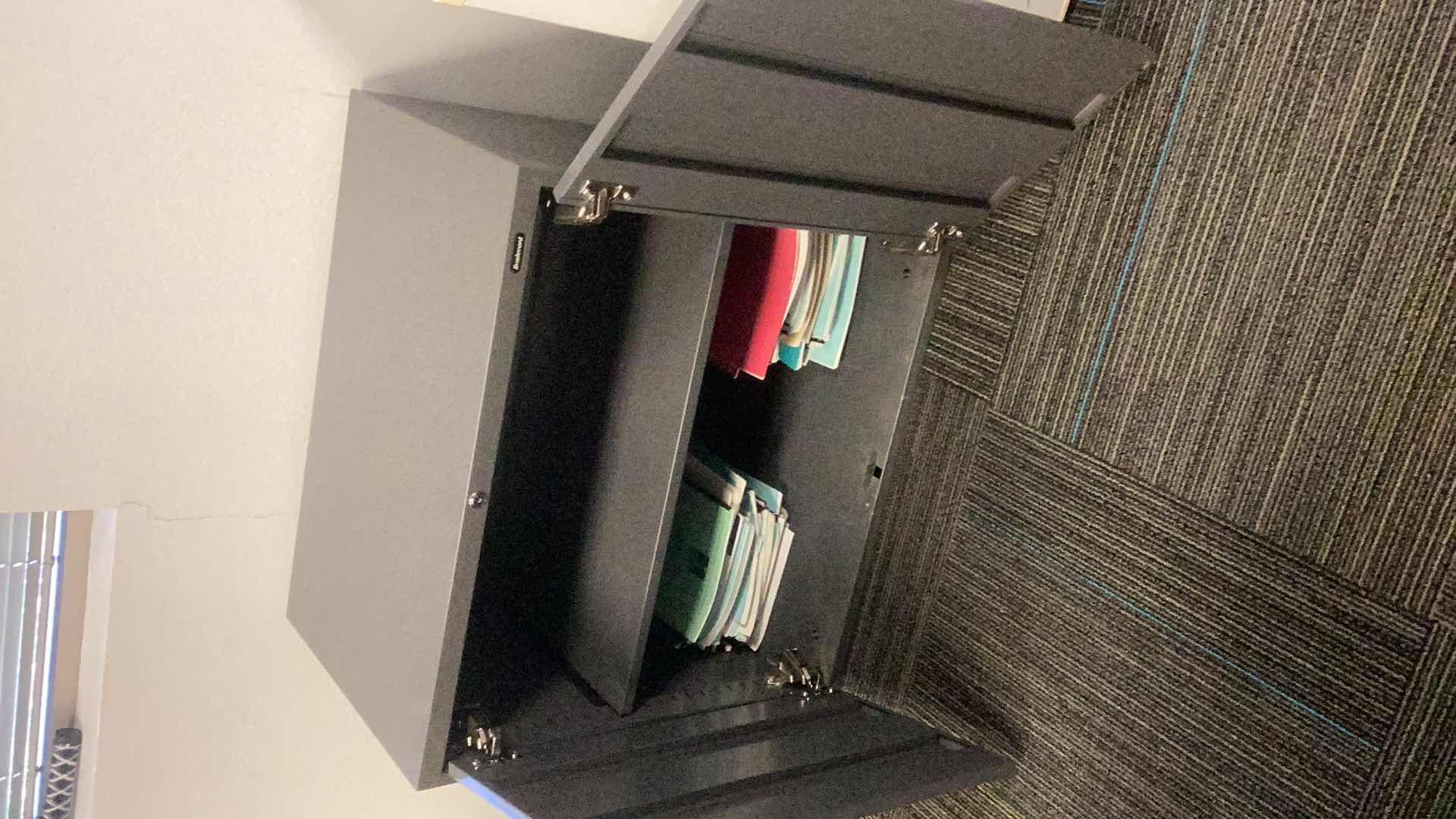 Photo 1 of METAL STORAGE CABINET 30” X 18” H 27”