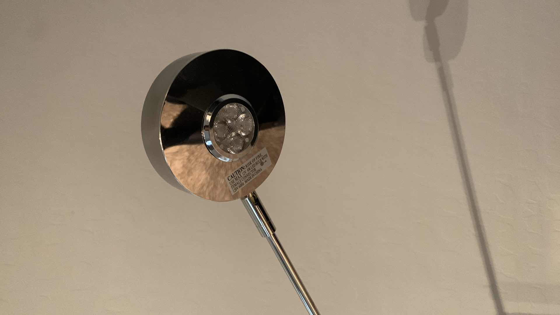 Photo 3 of MODERN CHROME ADJUSTABLE LED FLOOR LAMP