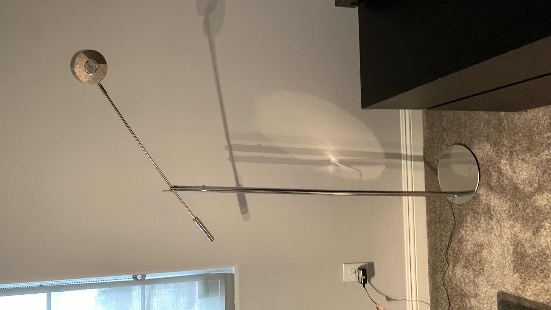 Photo 1 of MODERN CHROME ADJUSTABLE LED FLOOR LAMP