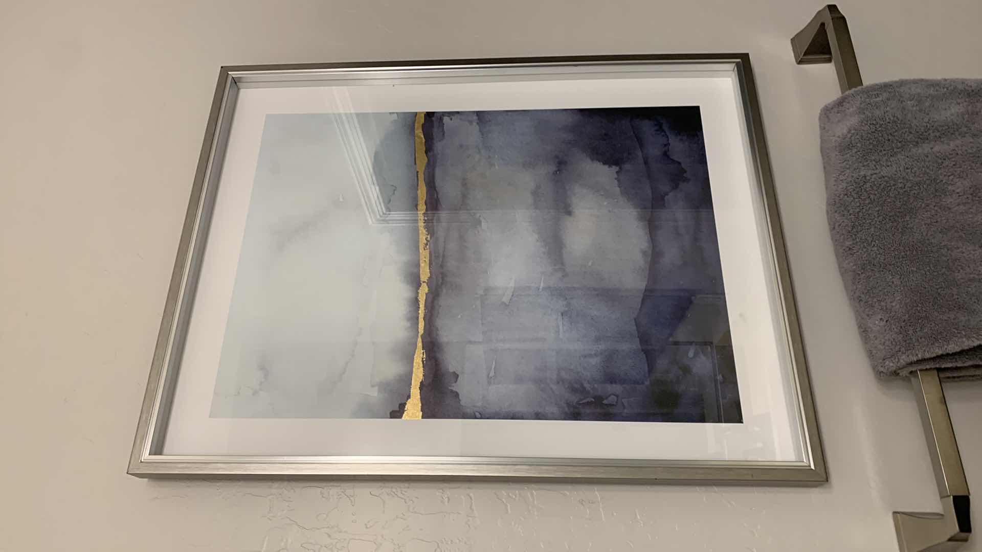 Photo 1 of FRAMED SHADOW BOX "ABSTRACT" ARTWORK 21” x 27”