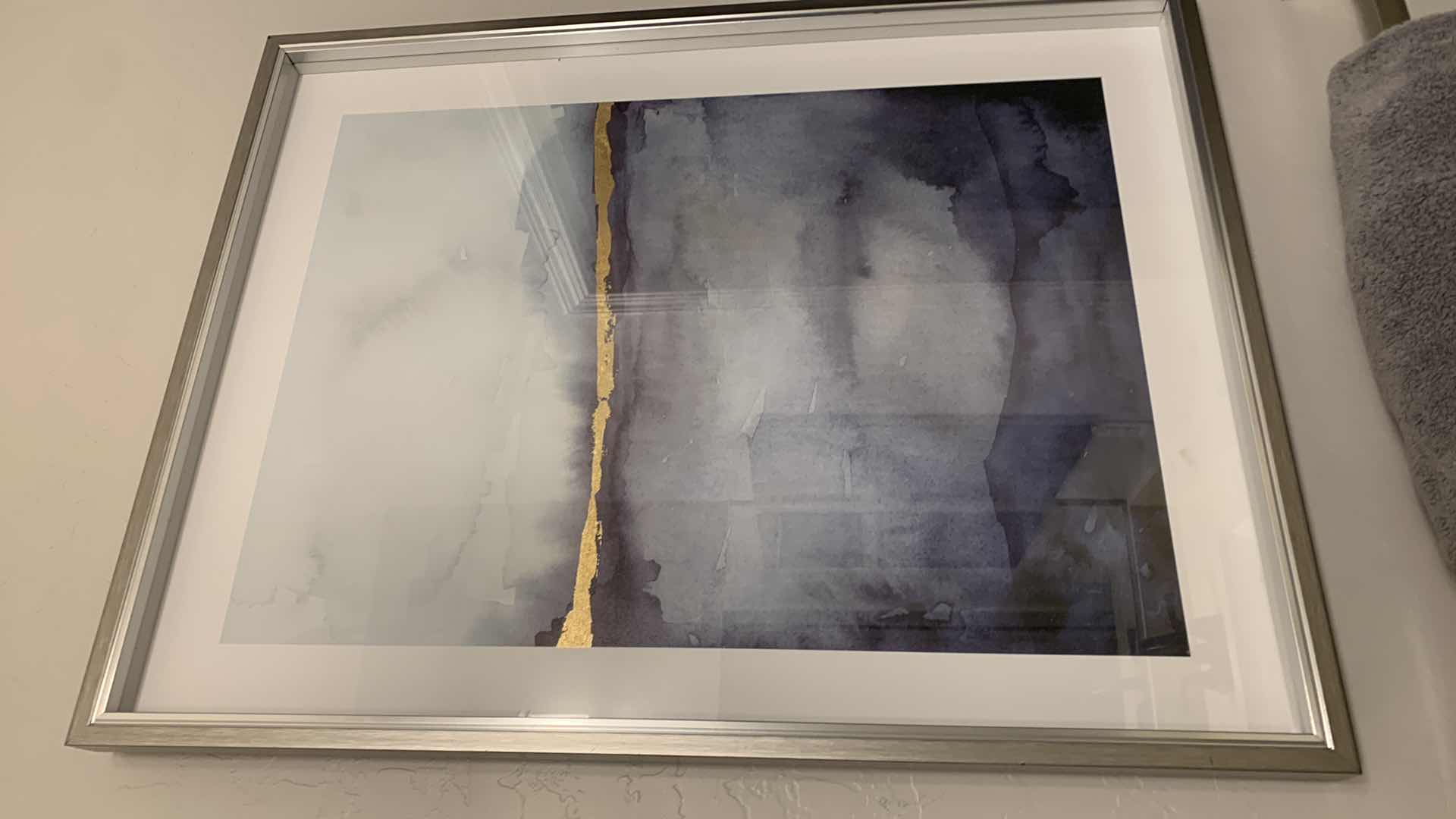 Photo 1 of FRAMED SHADOW BOX "ABSTRACT" ARTWORK 21” x 27”