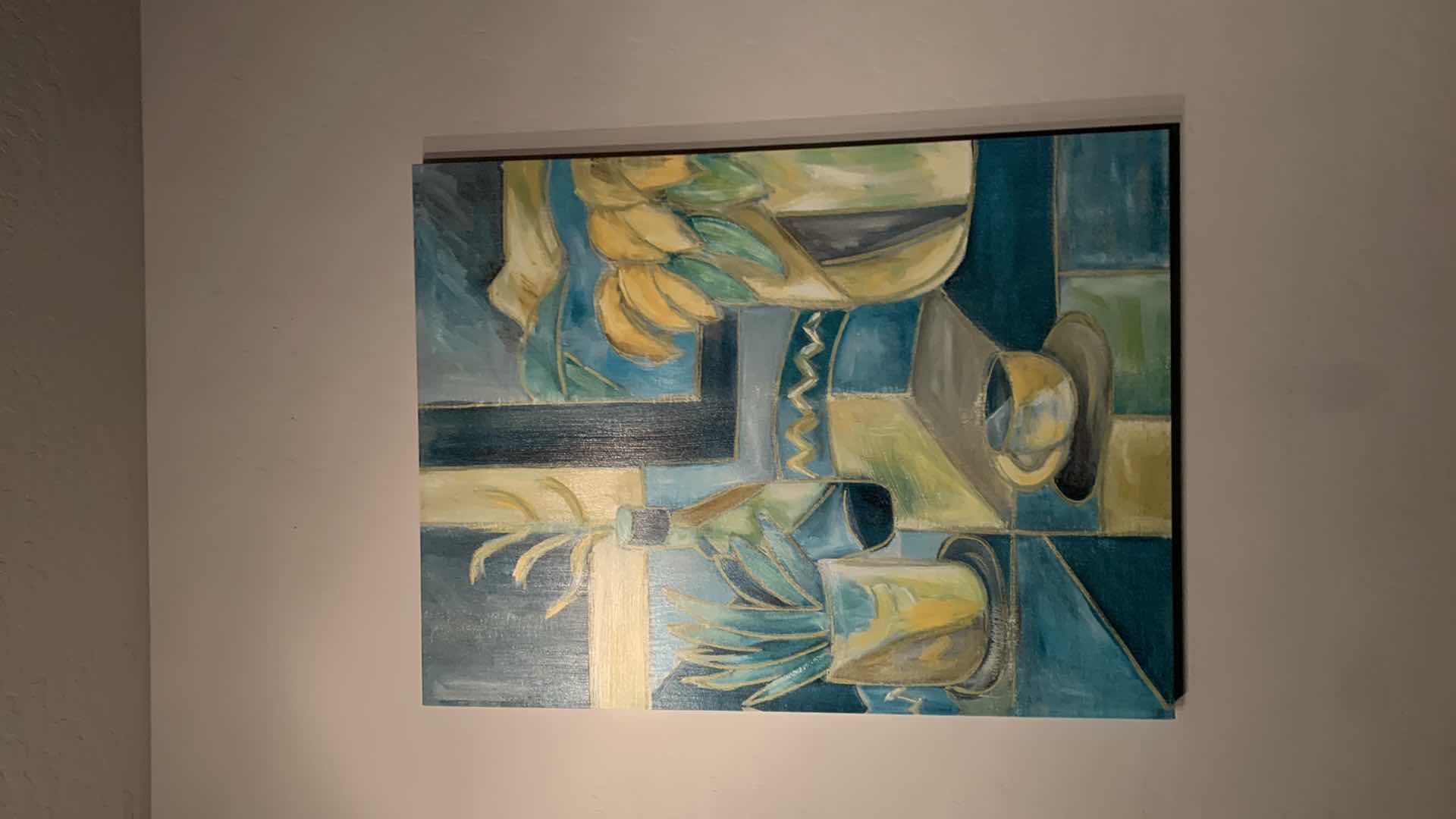 Photo 1 of CANVAS "MORNING TEA" ARTIST SIGNED ARTWORK 30” x 40”