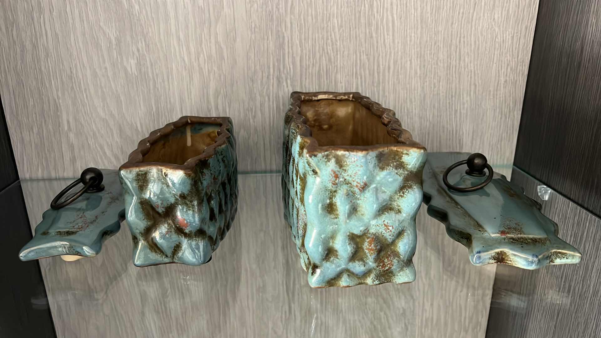 Photo 1 of SET OF 2-UTTERMOST NEELAB CERAMIC CONTAINERS