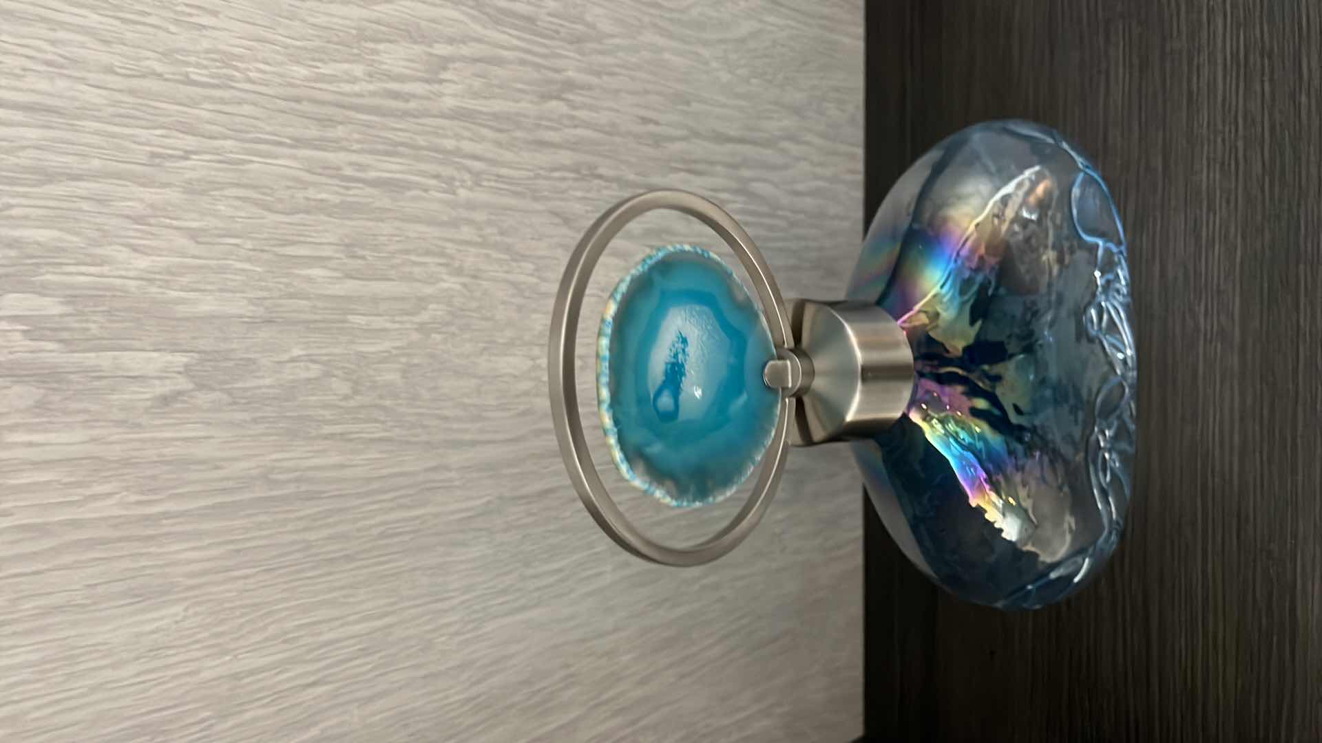 Photo 1 of UTTERMOST RAE SKY BLUE VASE W11” x H19”