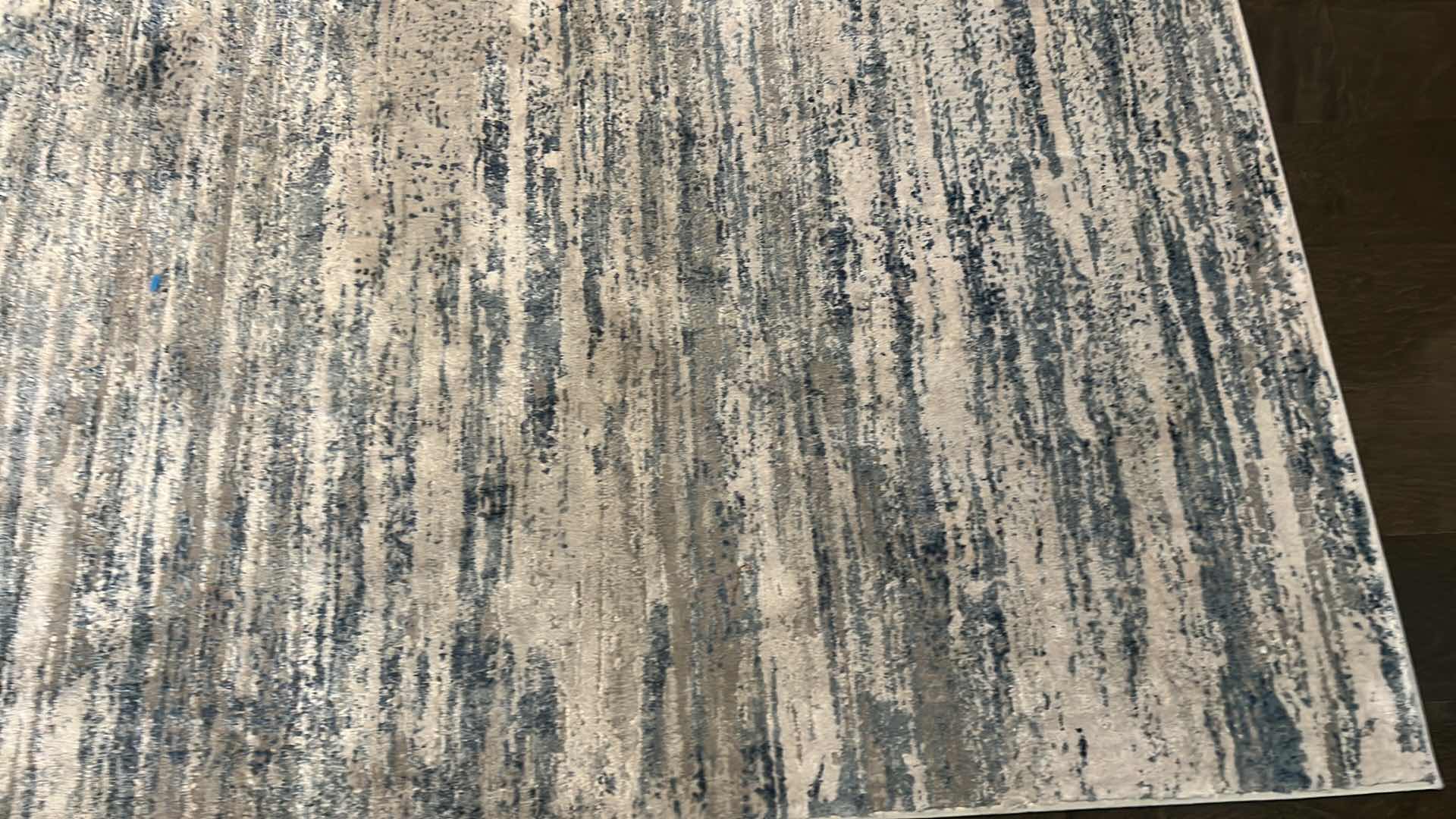 Photo 1 of BLUE W CREAM AREA RUG 62” x 41”