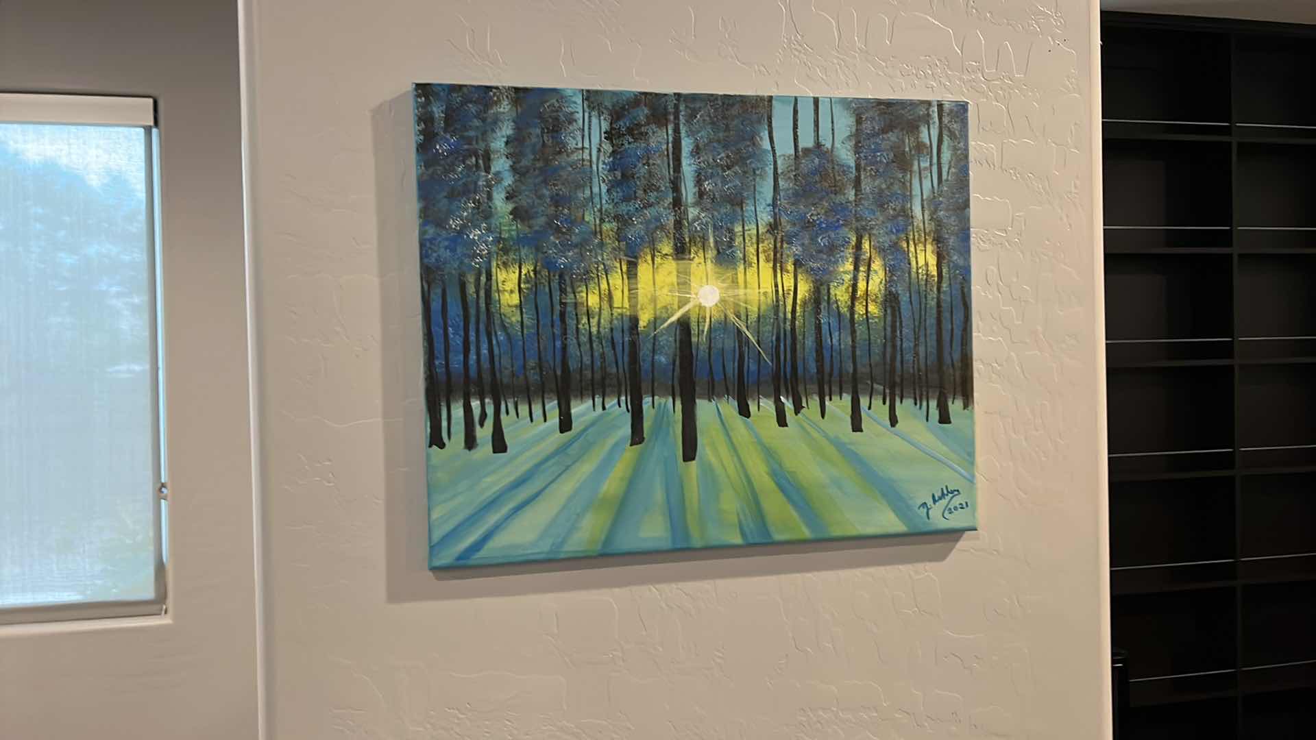 Photo 4 of ARTIST SIGNED CANVAS ARTWORK 20” x 16”