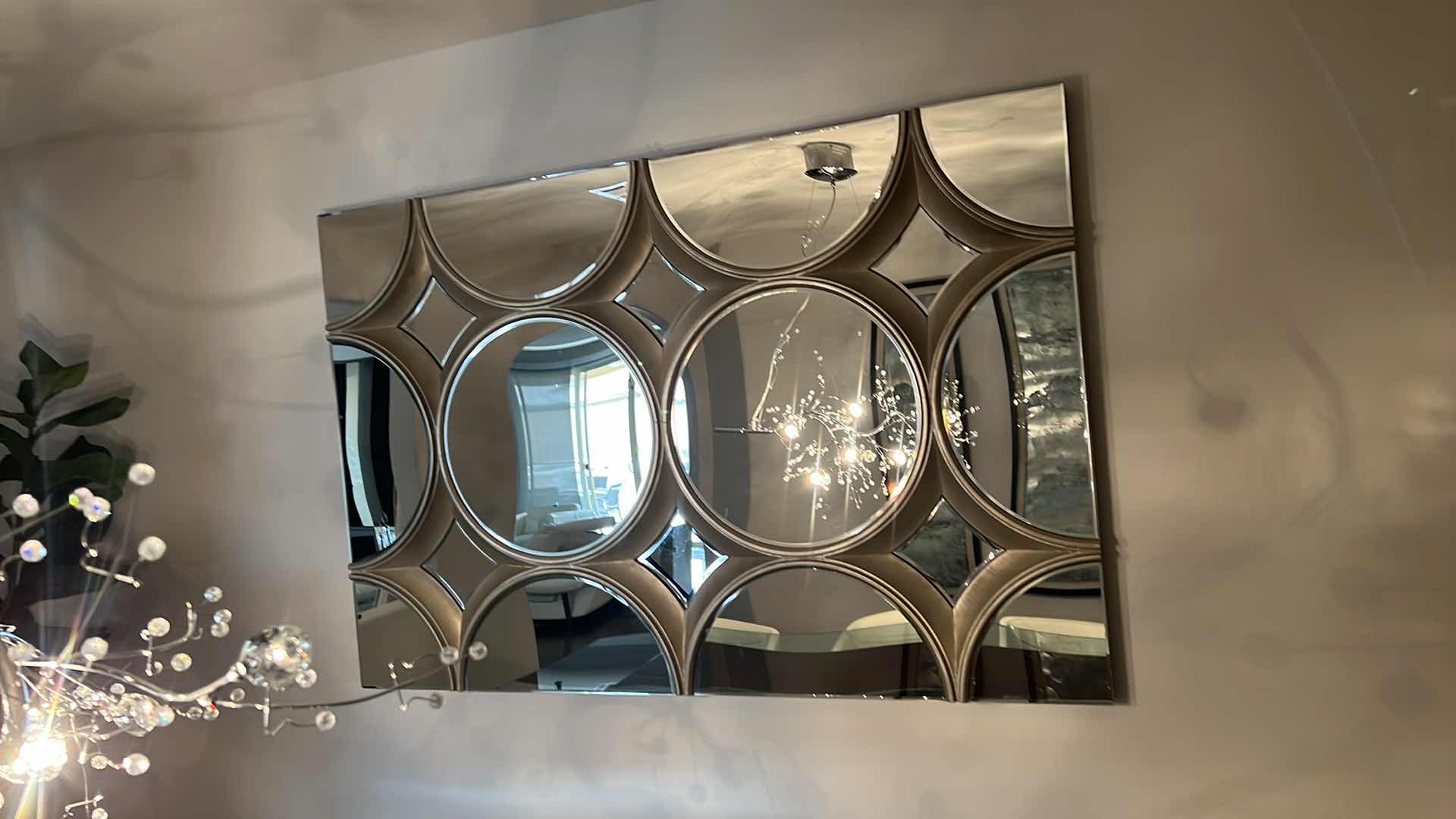 Photo 1 of DESIGNER 3D ABSTRACT HIGH-END WALL MIRROR 70” x 47”