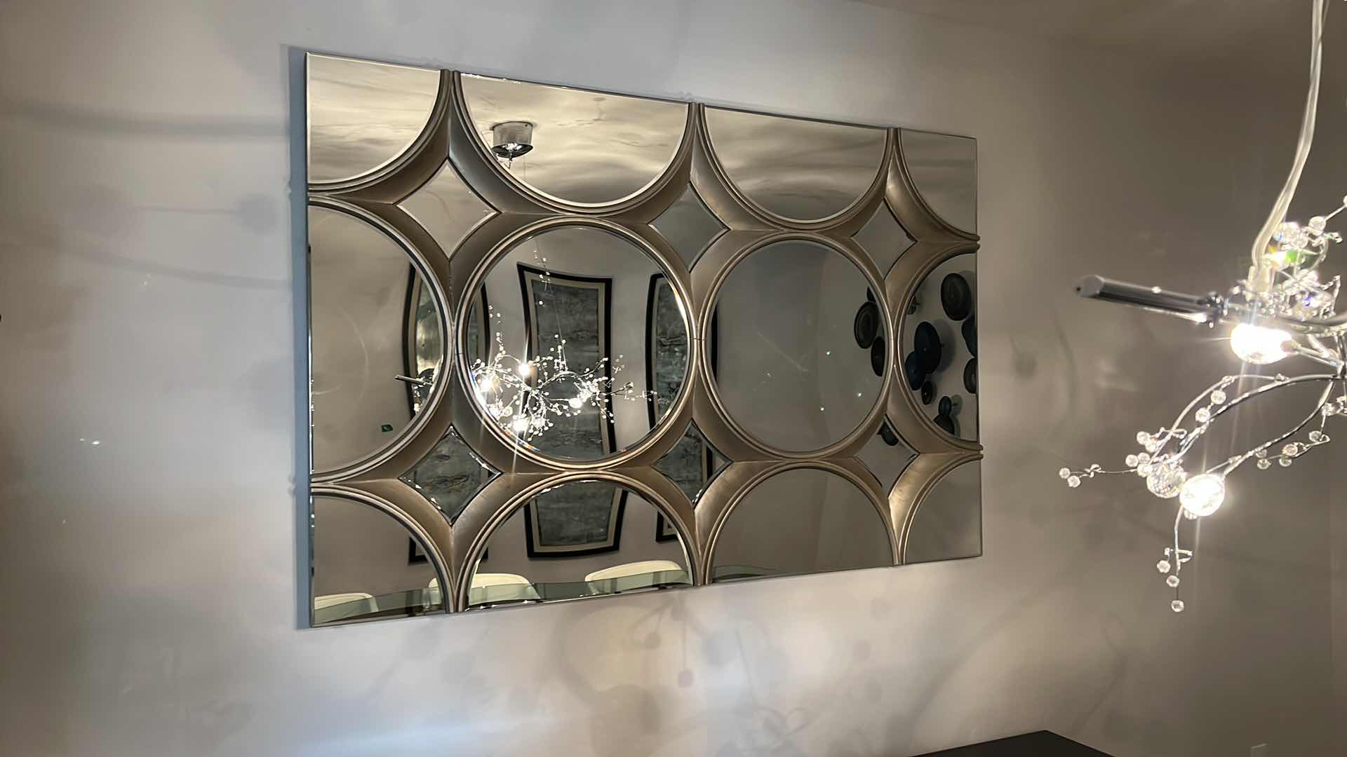 Photo 1 of DESIGNER 3D ABSTRACT HIGH-END WALL MIRROR 70” x 47”