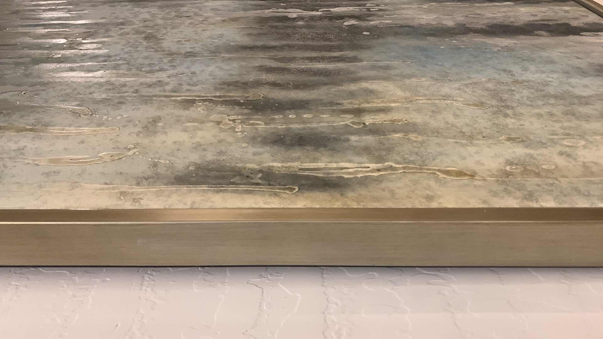 Photo 1 of FRAMED ABSTRACT ARTWORK, 62” x 42”