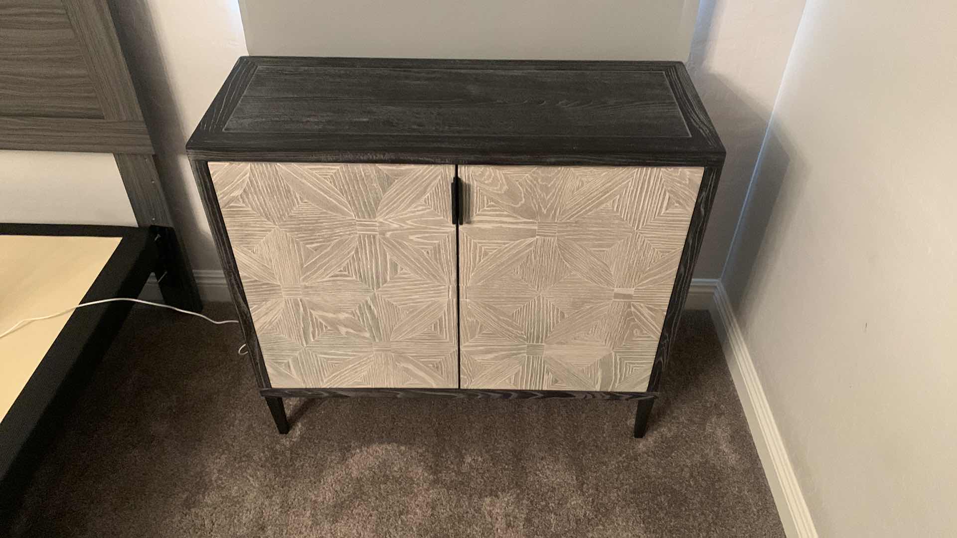 Photo 1 of UTTERMOST LAURENTIA 2 DOOR SIDEBOAR IN BLACK W GRAY 37” x 14” H33”