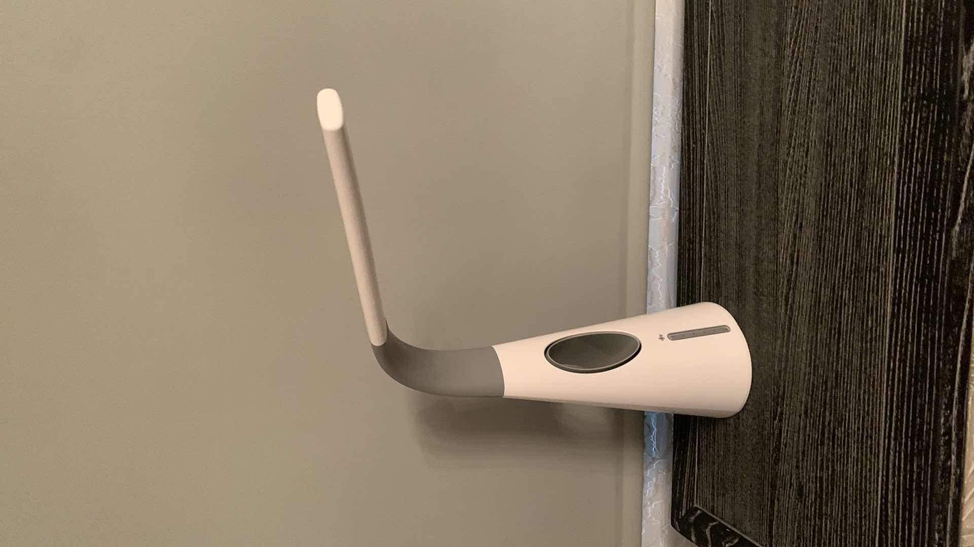 Photo 1 of ULTRABRITE ADJUSTABLE LED TABLE LAMP FAN W USB PORTS H27.5”