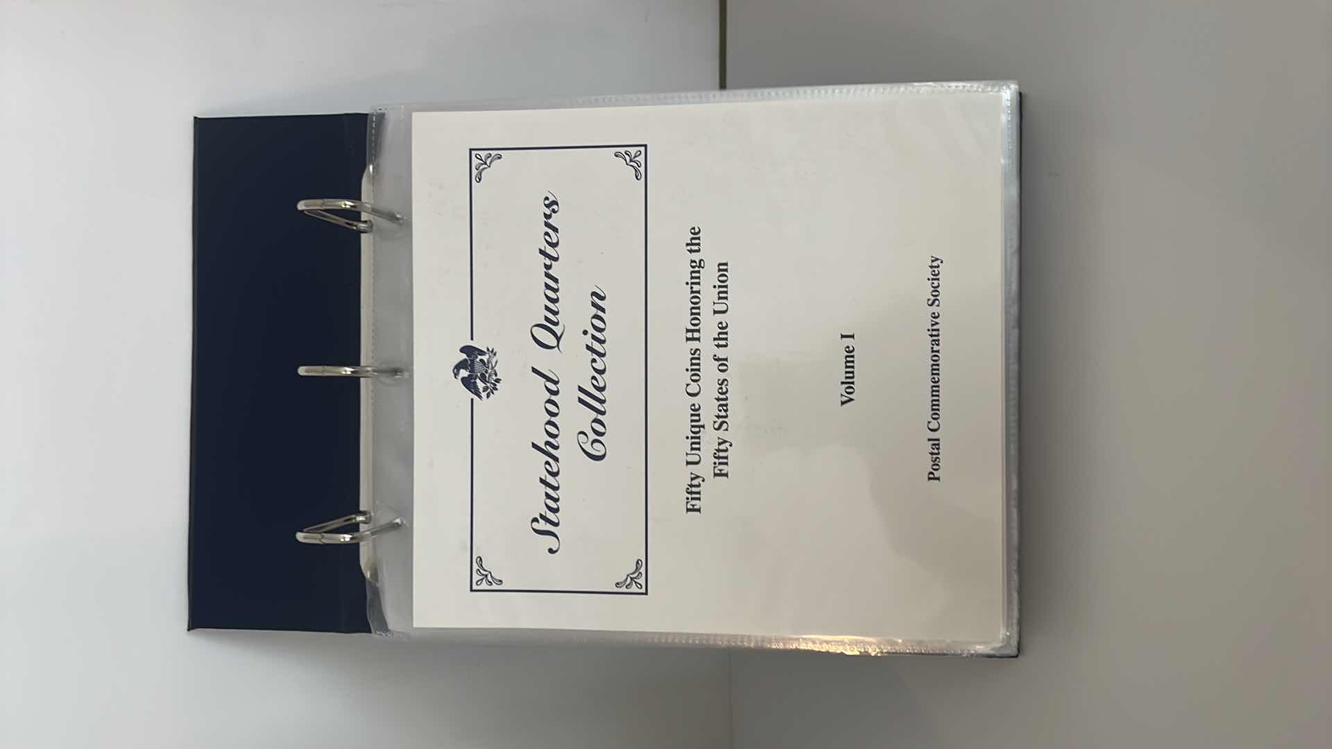 Photo 2 of STATEHOOD QUARTERS COLLECTION POSTAL COMMEMORATIVE SOCIETY BINDER