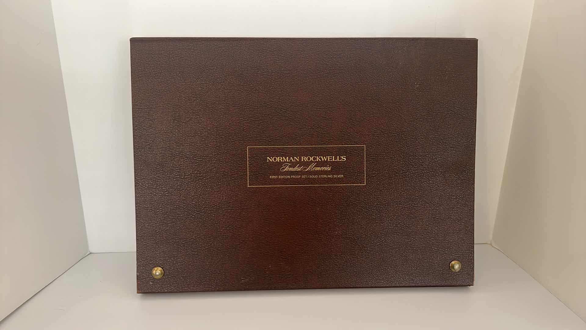 Photo 2 of NORMAN ROCKWELL’S FONDEST MEMORIES FIRST EDITION PROOF SET SOLID STERLING SILVER