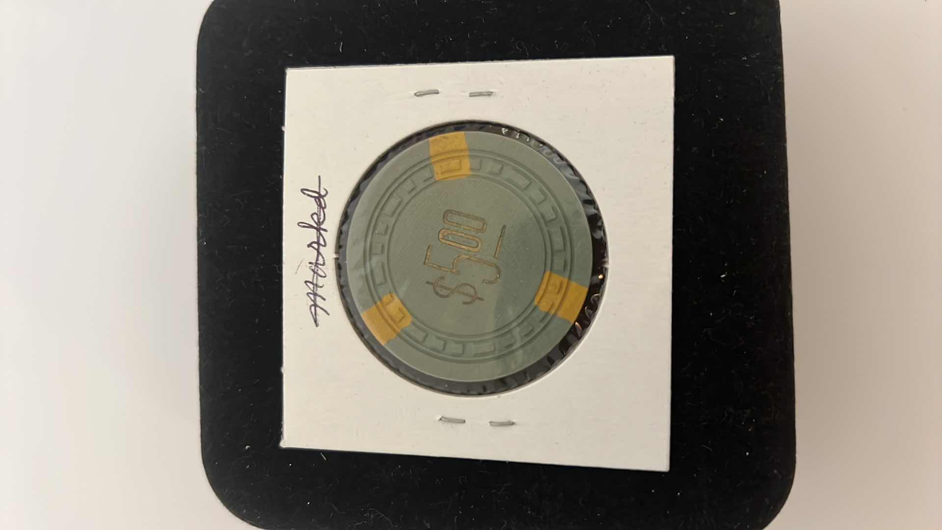 Photo 1 of VERY RARE 1940’S FRONTIER CLUB $5 CASINO CHIP