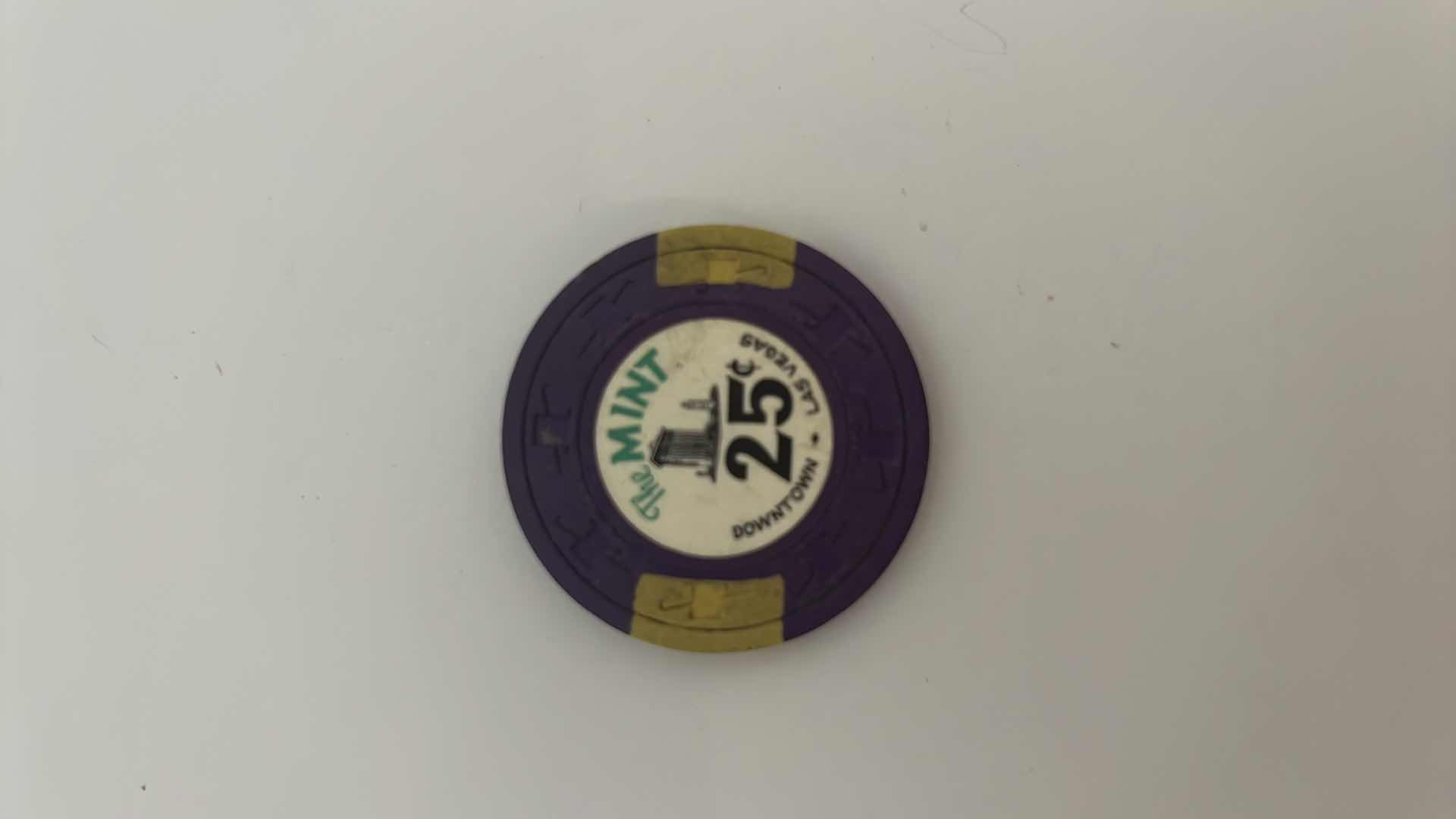 Photo 1 of RARE THE MINT $.25 CASINO CHIP