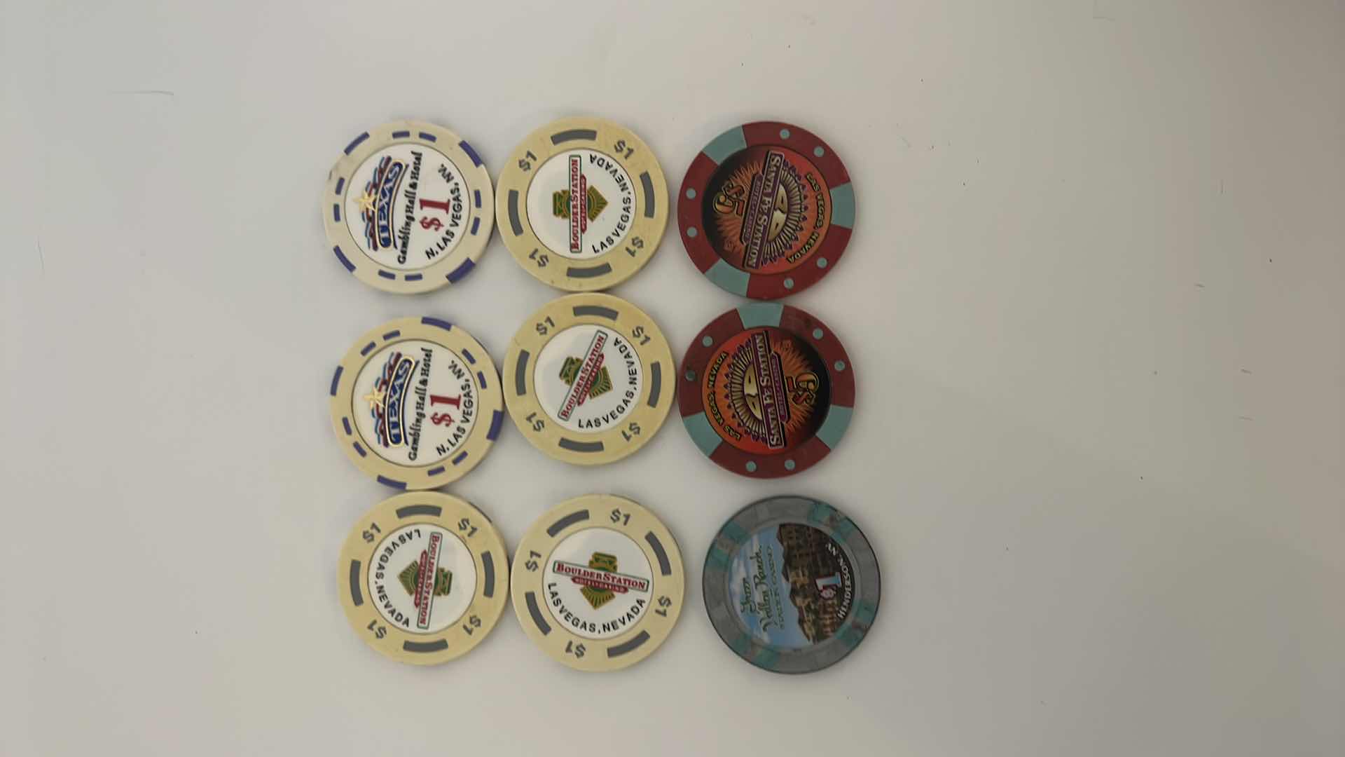 Photo 1 of 9-STATION CASINO’S CASINO CHIPS