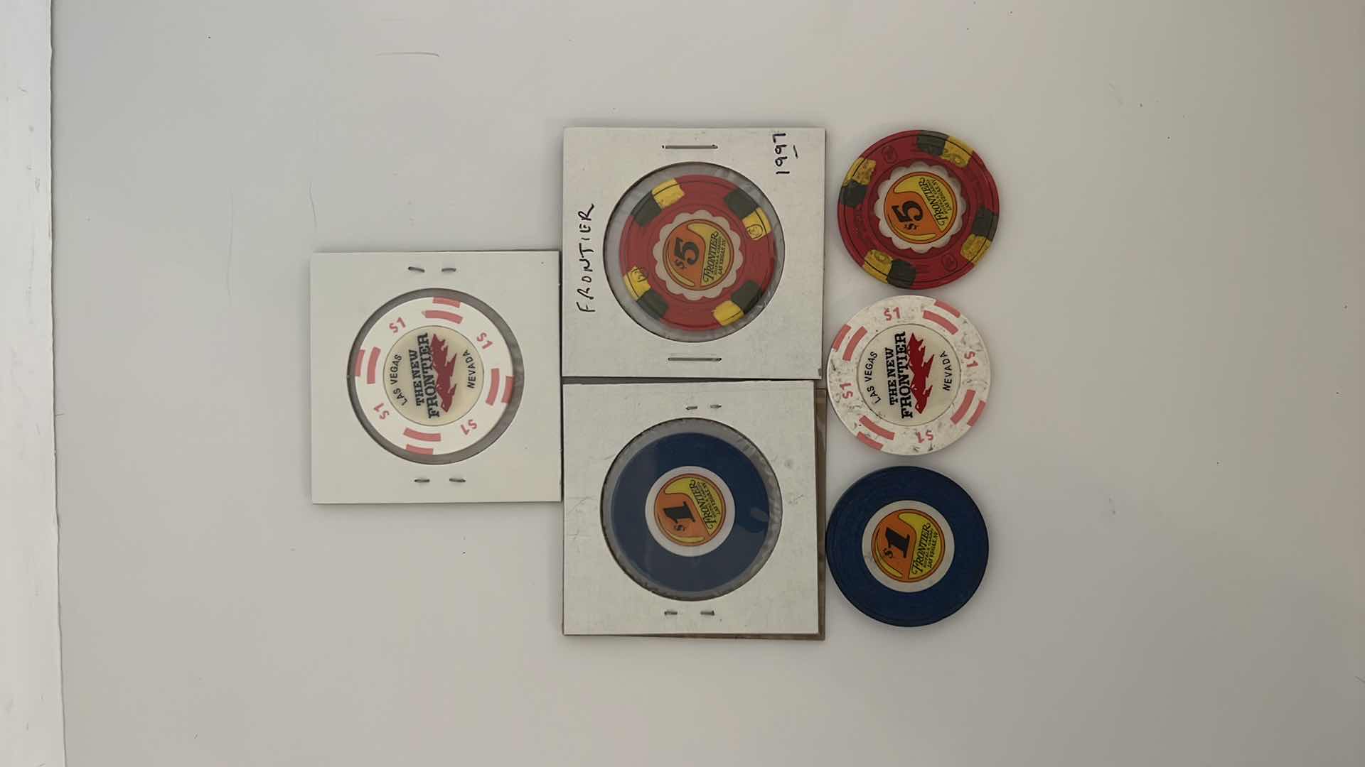 Photo 1 of 6- FRONTIER CASINO CHIPS