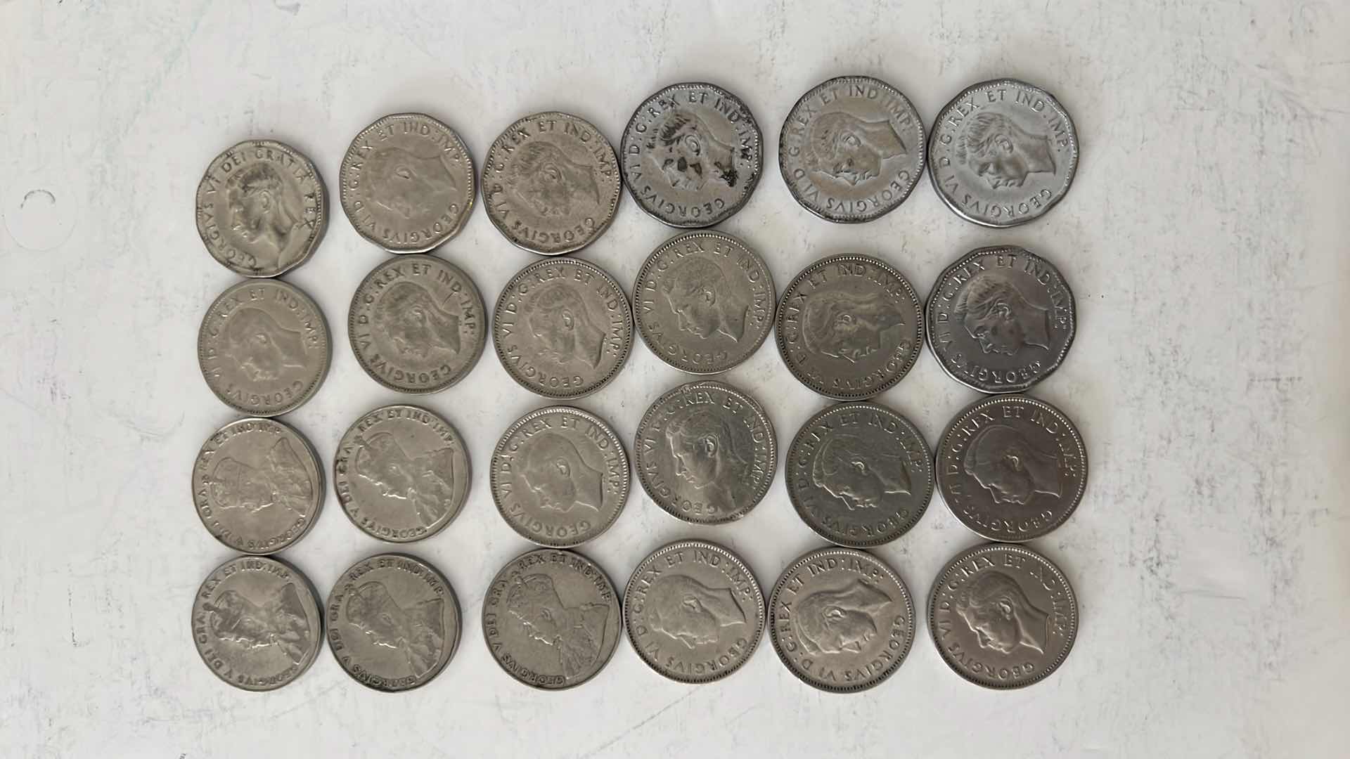 Photo 1 of 24-1920’S-1940’S CANADIAN 5 CENT COINS