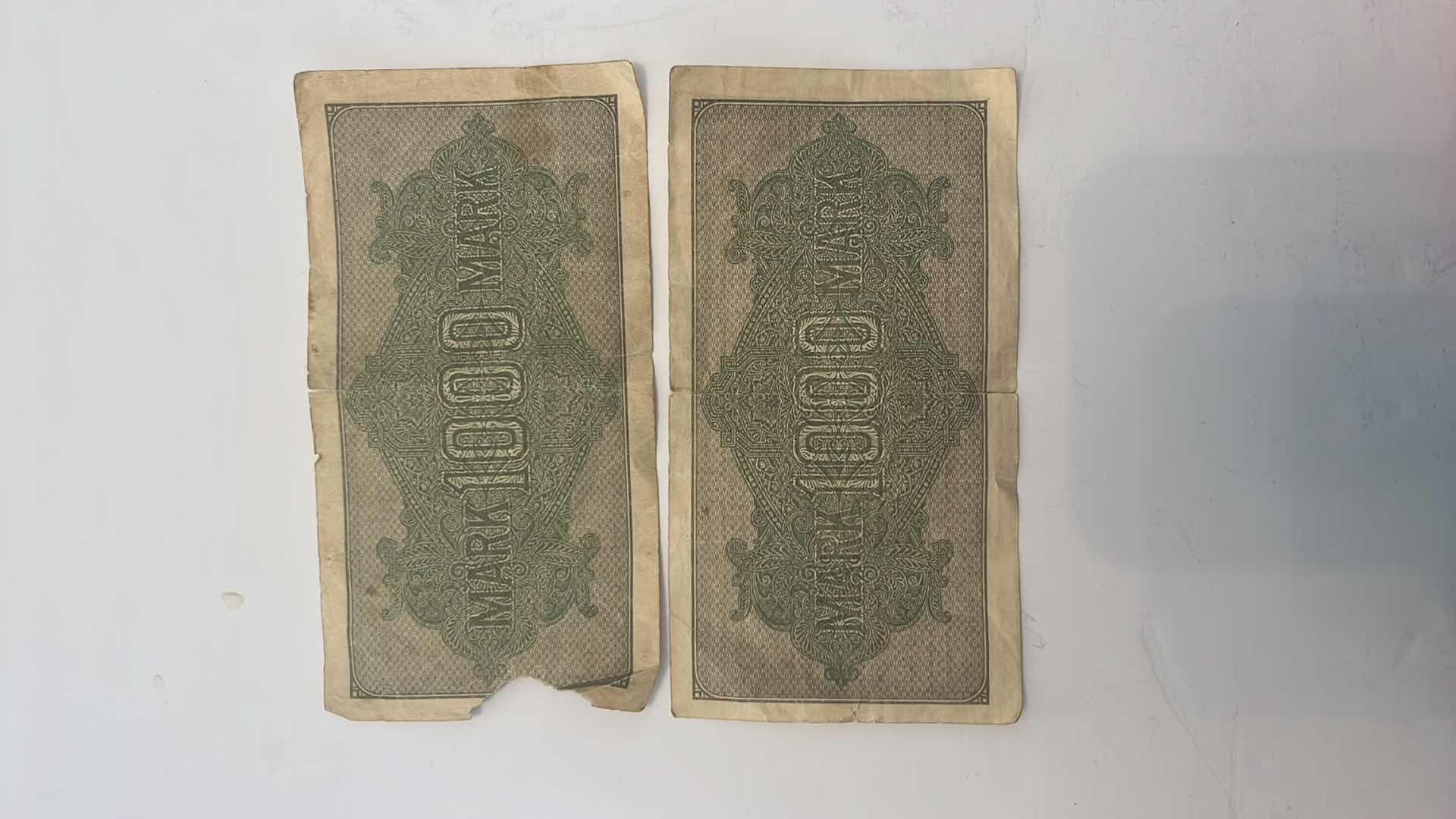 Photo 1 of 2-1922  GERMANY REICHSBANKNOTE 1000 MARK 