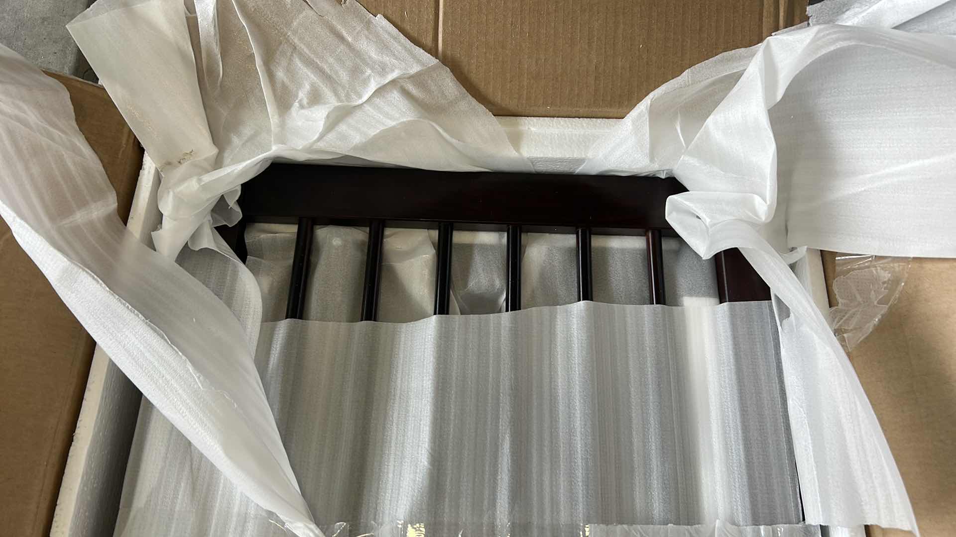 Photo 1 of NIB 4 PANEL WOOD COLOR MAHOGANY PET GATE