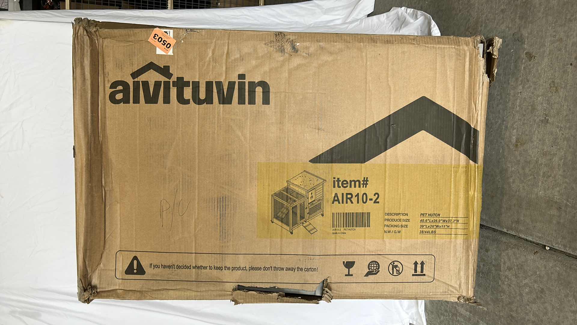 Photo 5 of AIVITUVIN RABBIT HUTCH