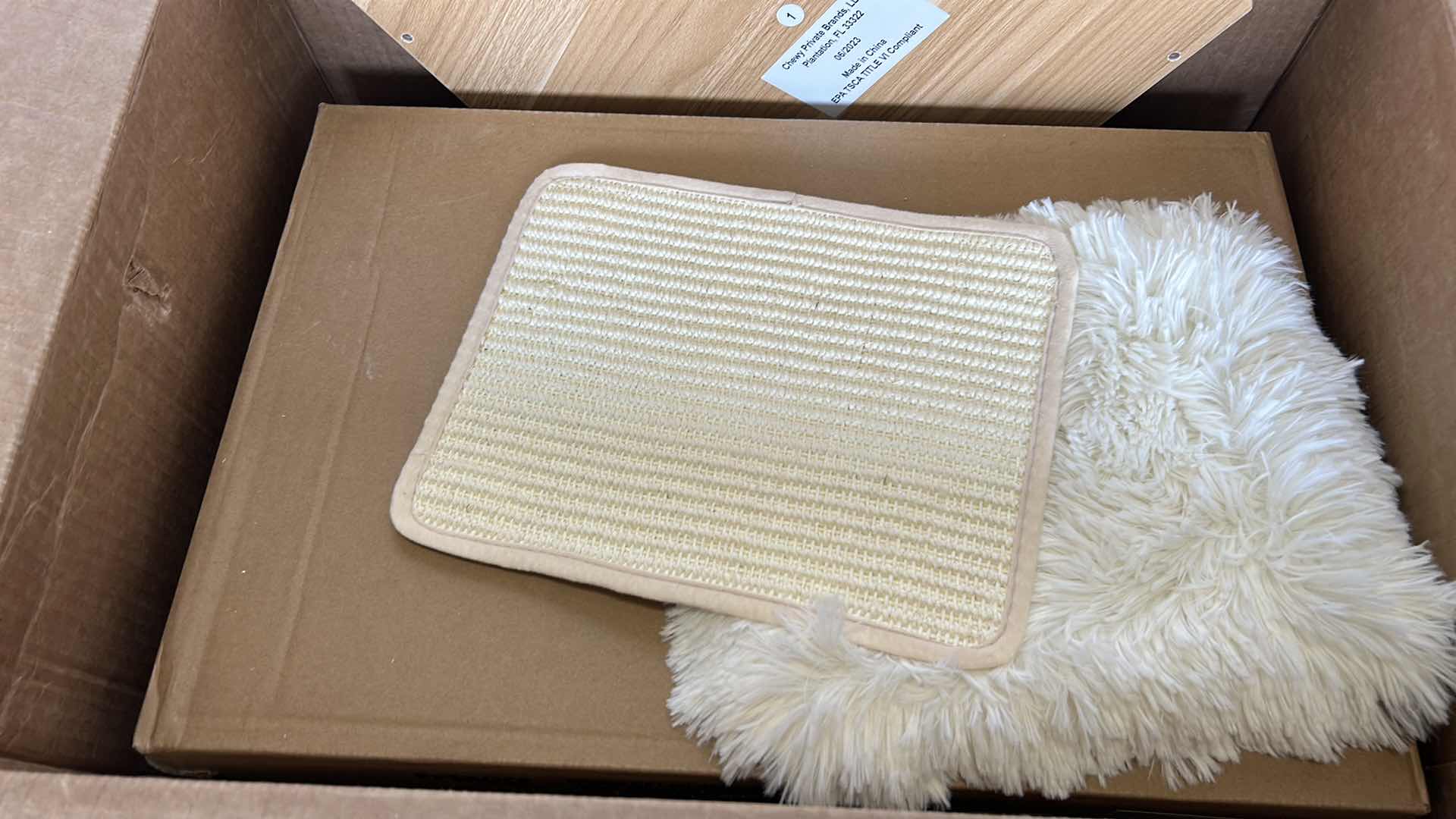 Photo 5 of CAT TREE WITH WOOD STEPS AND ACCESSORIES 