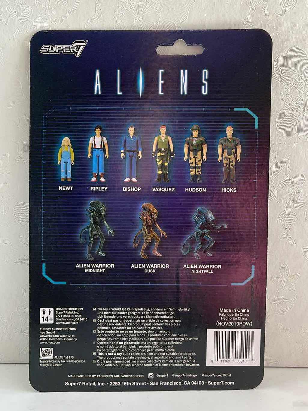 Photo 1 of NIB SUPER7 ALIENS NEWT ACTION FIGURE- RETAIL PRICE $24.99