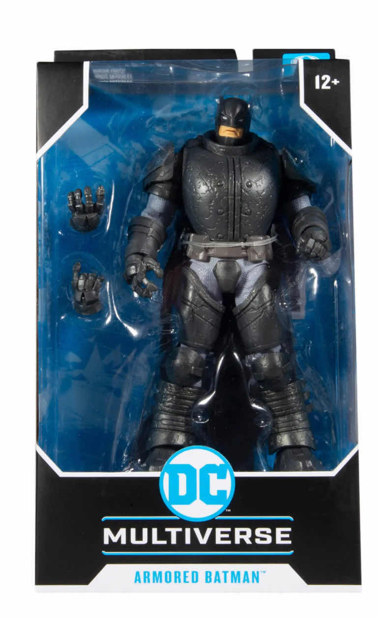 Photo 1 of NIB DC MULTIVERSE THE DARK KNIGHT ARMORED BATMAN ACTION FIGURE - RETAIL PRICE $22.99