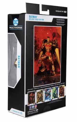Photo 1 of NIB DC MULTIVERSE BATMAN HELLBAT GOLD EDITION ACTION FIGURE - RETAIL PRICE $22.99
