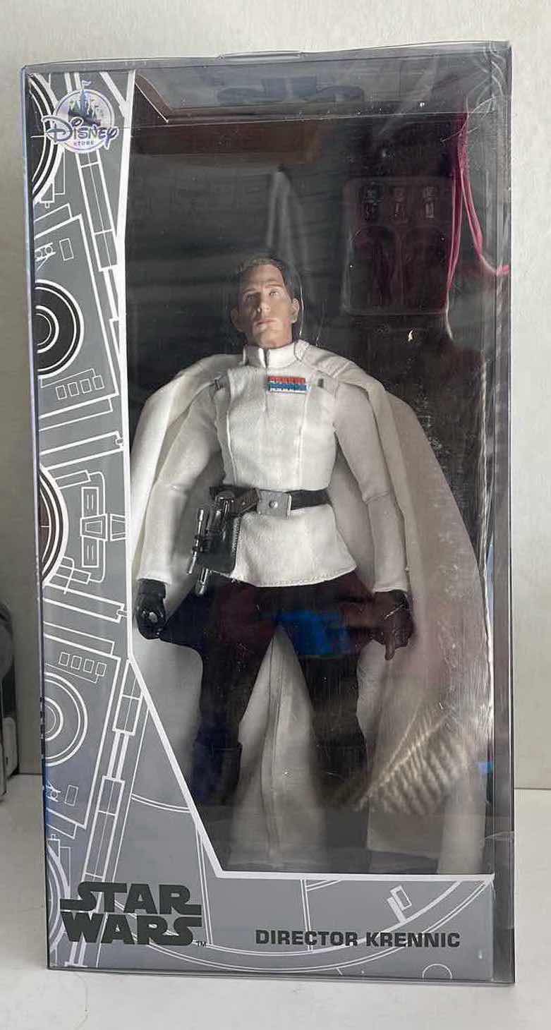 View 1 of NIB 2017 D23 EXPO DISNEY STORE STAR WARS JYN ERSO & KRENNIC FIGURE DOLLS LE 1000 - RETAIL PRICE $119.00